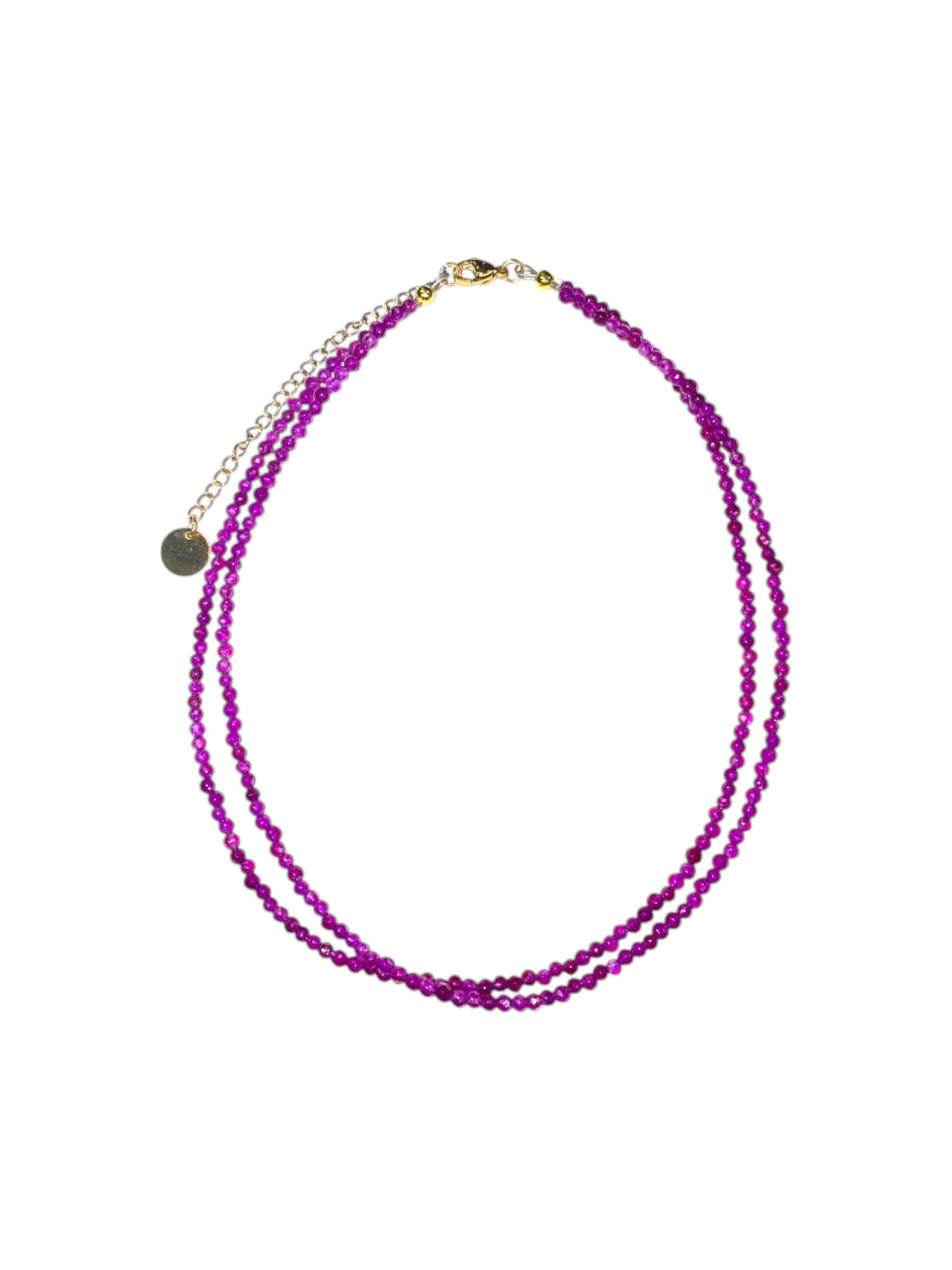 Double Strand Beaded Necklace | Gold & Stainless Steel Options