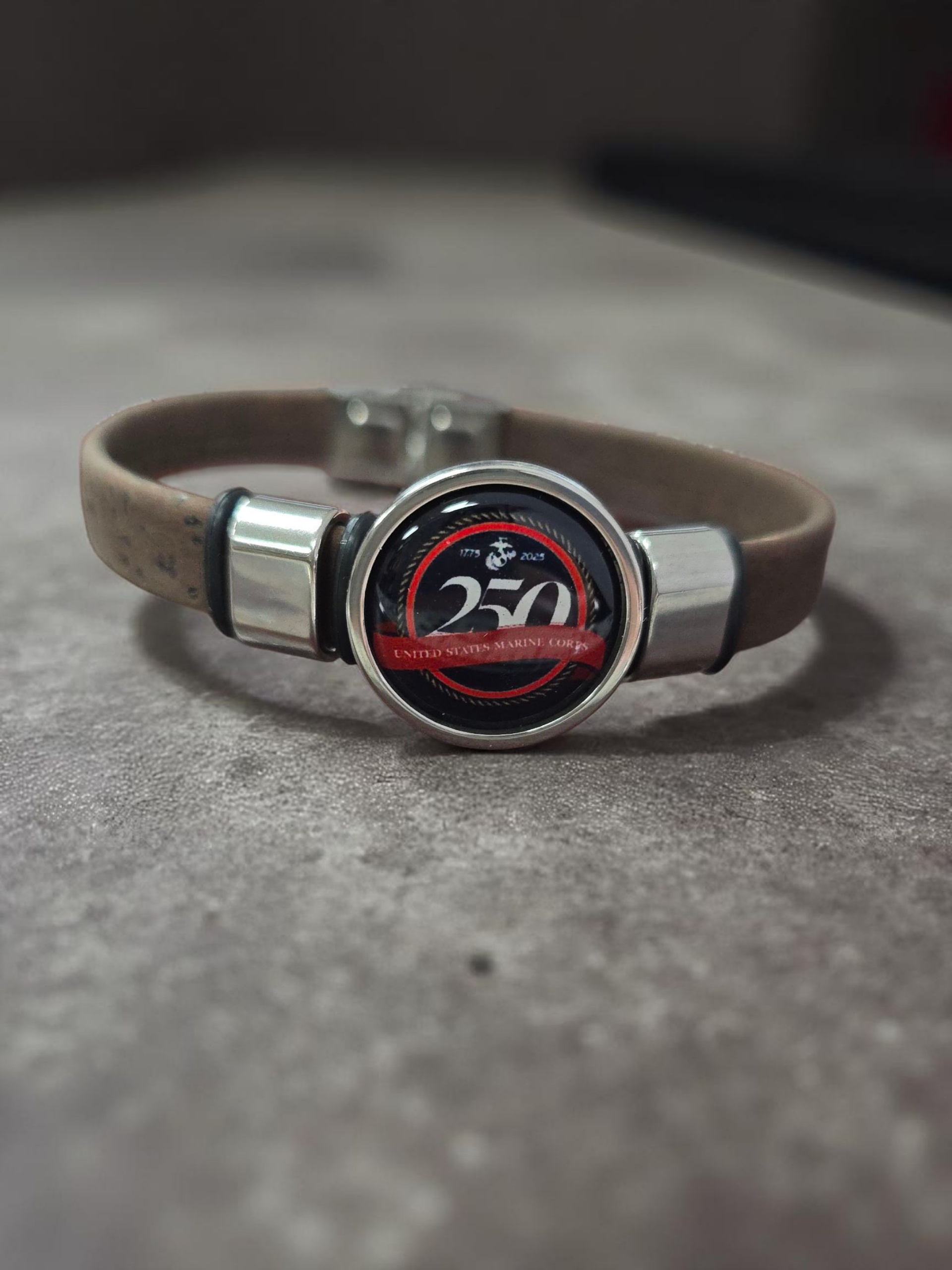 Limited Edition Marine Corps Unisex Cork Bracelet | Made in the USA | Officially Licensed