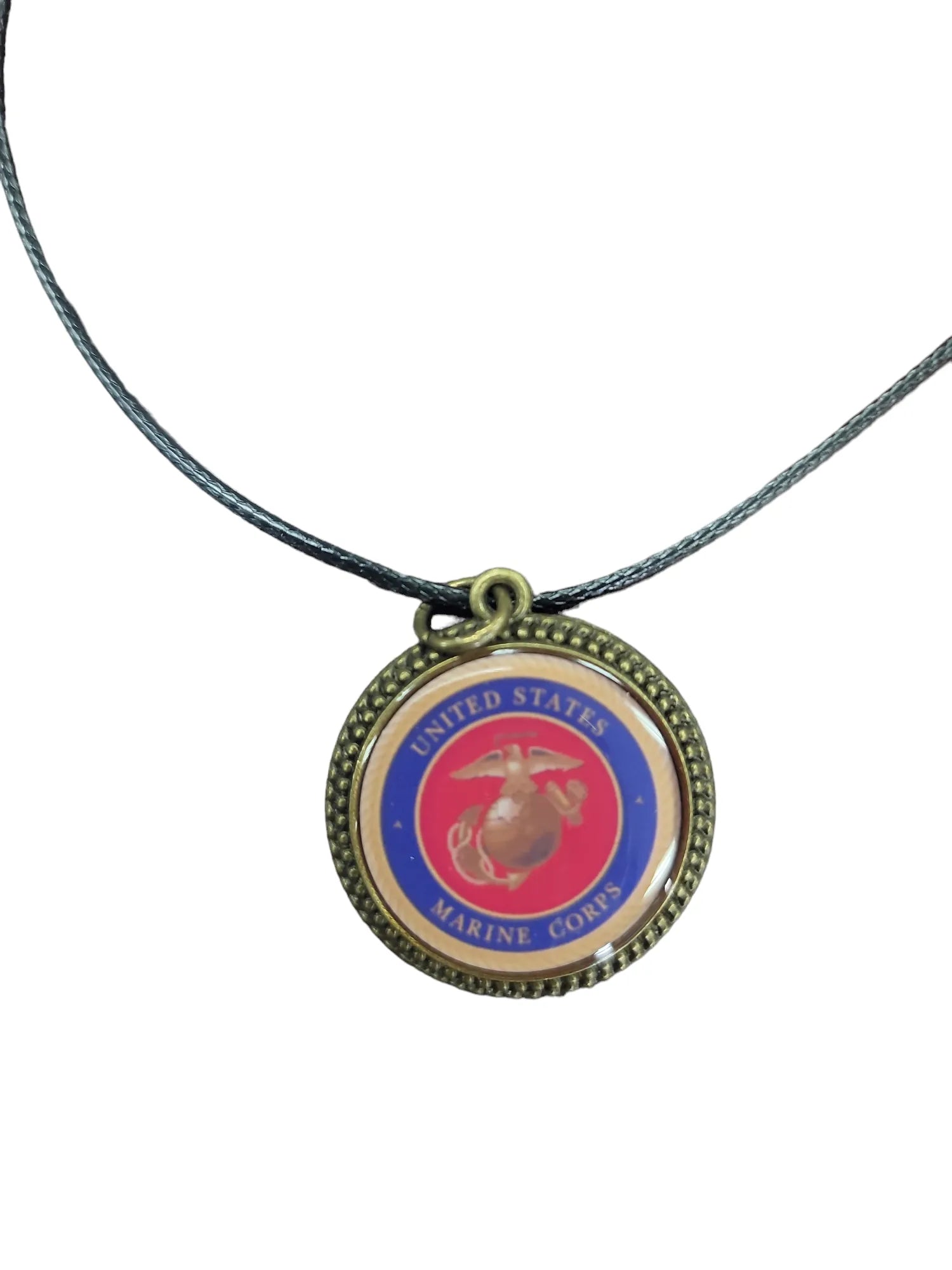 Army, Navy, Air Force, Space Force, Marine Corps Logo Pendant Necklaces | Made in the USA |, Officially Licensed