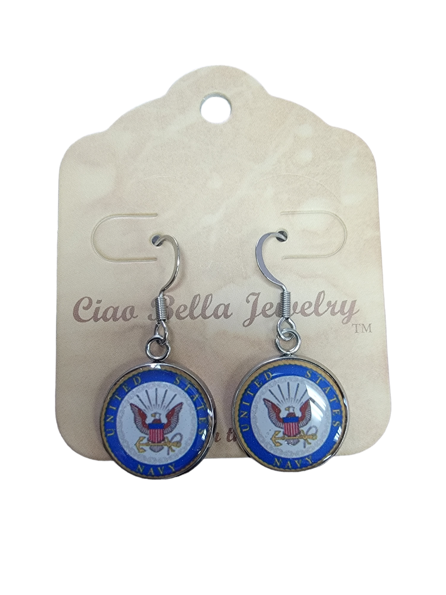 Officially Licensed Navy Earrings, A Proud Symbol of Service Comfortable Fit, Perfect Gift for Navy Lovers, Durable and Long Lasting