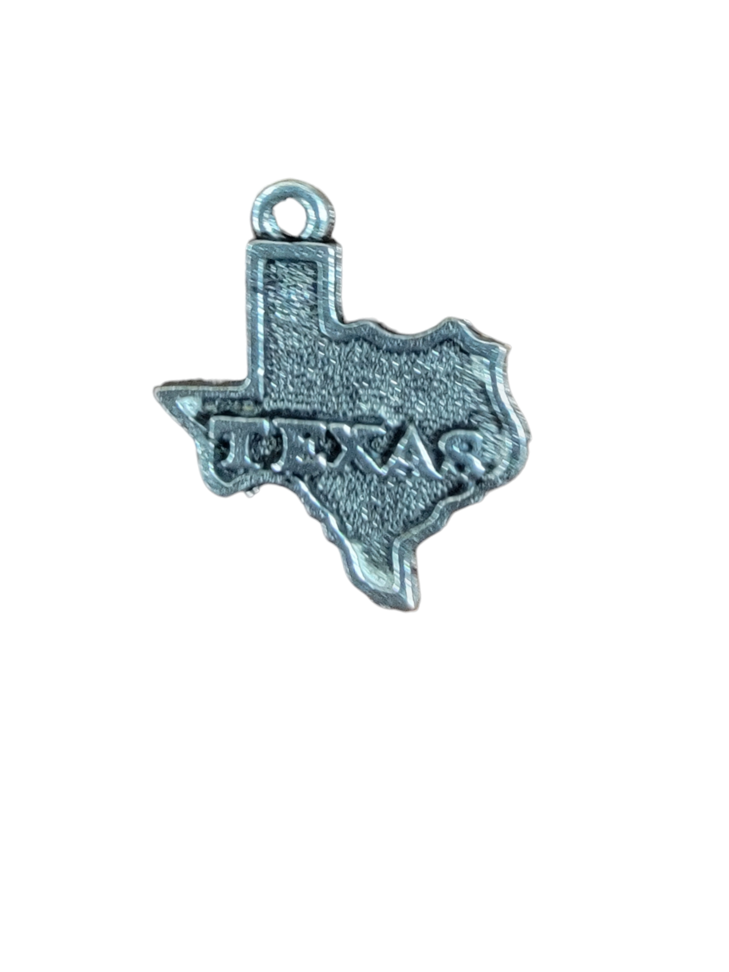 Lone Star Style: Texas Silver Pewter State Charm (Necklace or Bracelet)