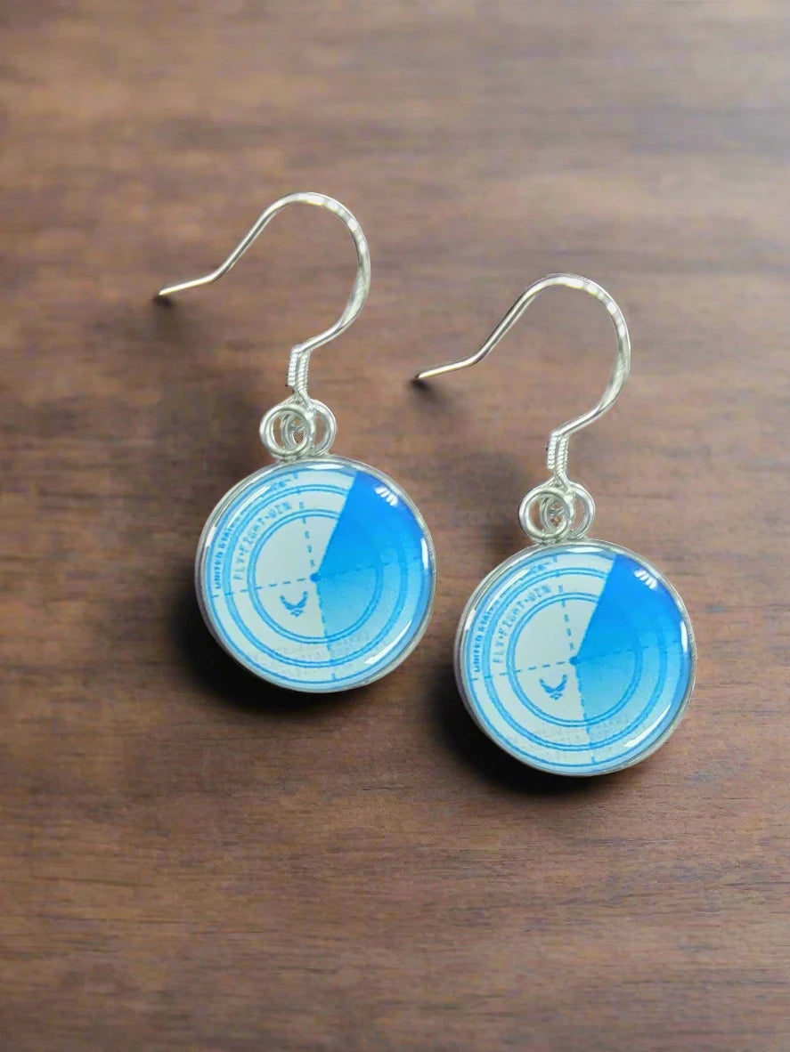 Officially Licensed Air Force Seal, Air Force Roundel, , Air Force Wings or Air Force Thunderbird Earrings - A Proud Symbol of Service and Sacrifice