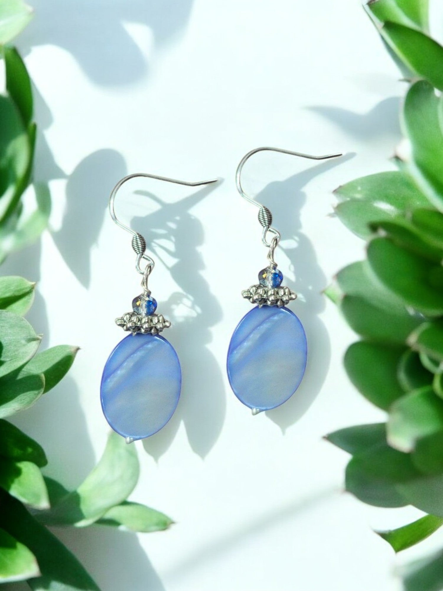 Women's Colorful Geometric Shell Earrings | Assorted Colors and Styles