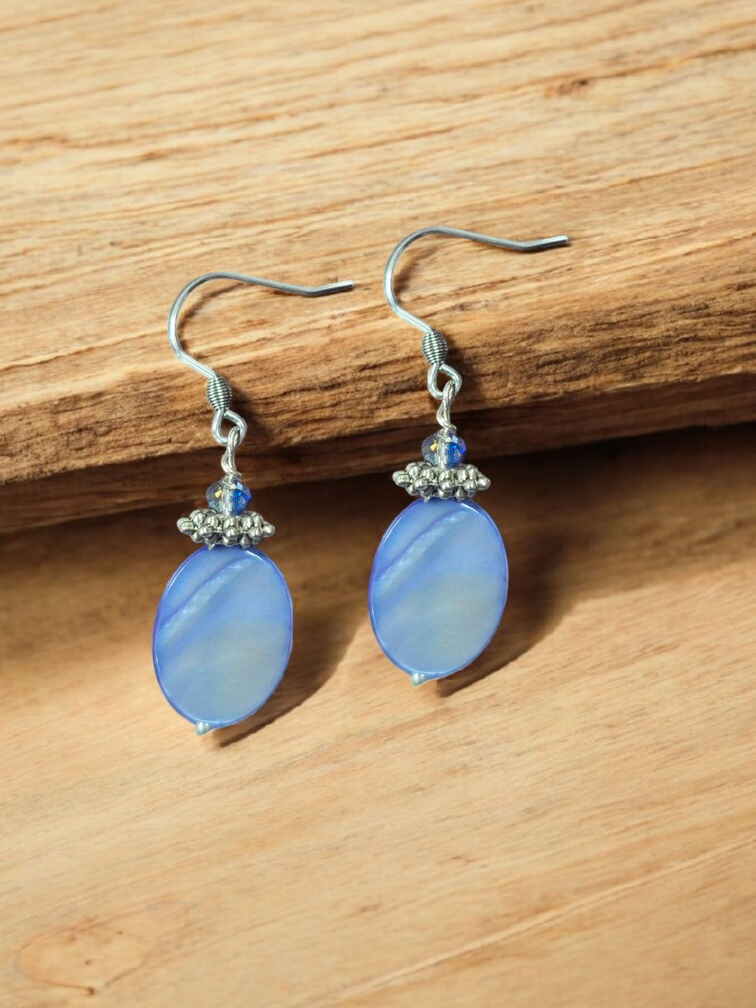 Women's Colorful Geometric Shell Earrings | Assorted Colors and Styles