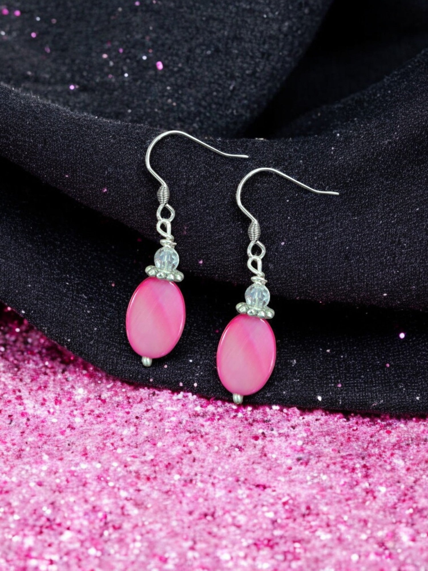 Women's Colorful Geometric Shell Earrings | Assorted Colors and Styles