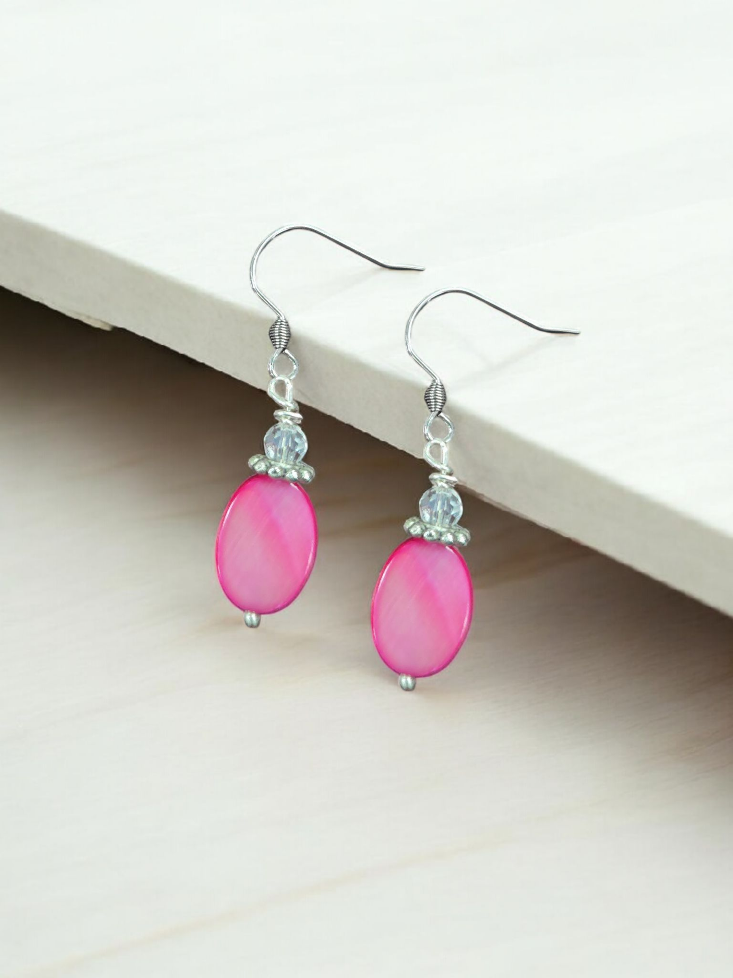 Women's Colorful Geometric Shell Earrings | Assorted Colors and Styles