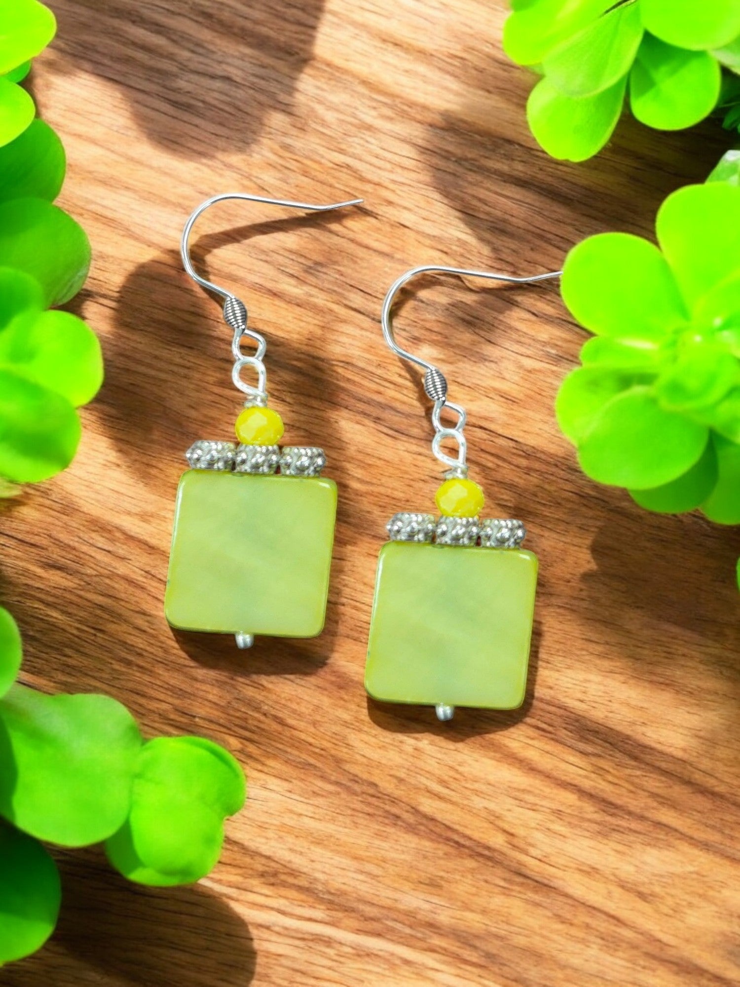 Women's Colorful Geometric Shell Earrings | Assorted Colors and Styles