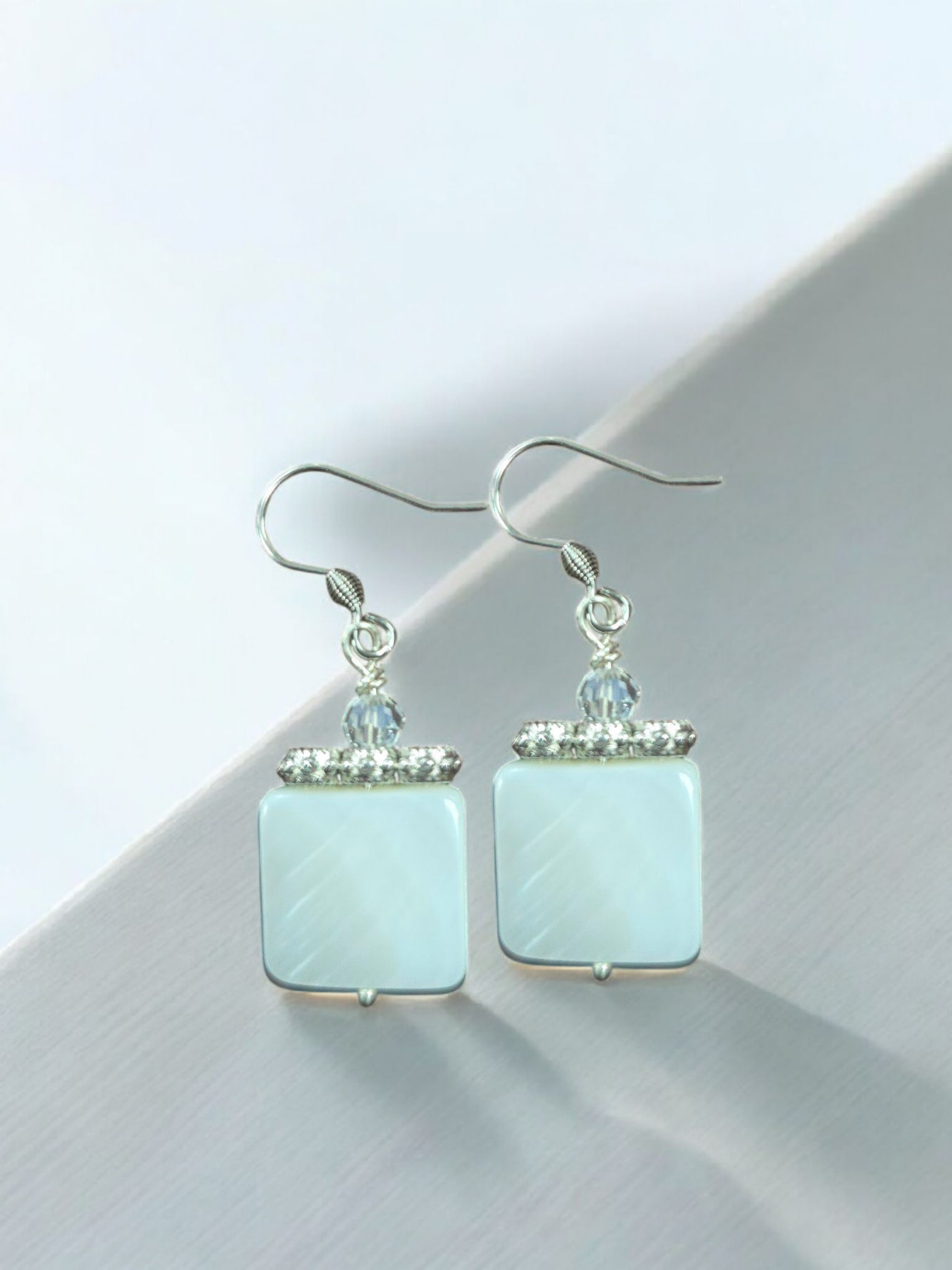 Women's Colorful Geometric Shell Earrings | Assorted Colors and Styles