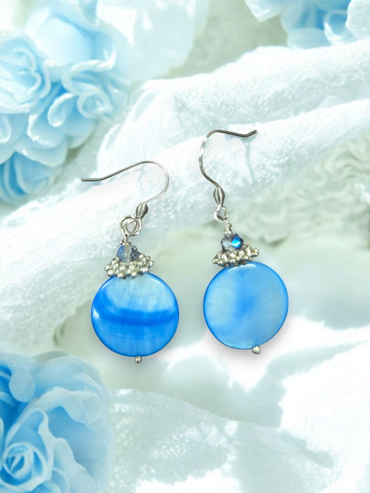 Women's Colorful Geometric Shell Earrings | Assorted Colors and Styles