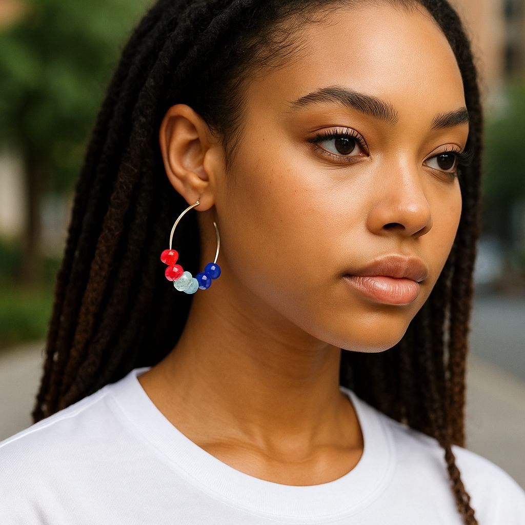 Patriotic Red, White & Blue Jewelry | Earrings, Bracelets & Sets