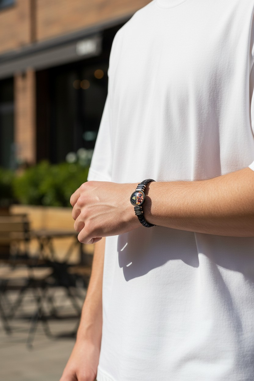 Limited Edition US Navy Braided Leather Bracelet - 250th Anniversary Collection - Officially Licensed