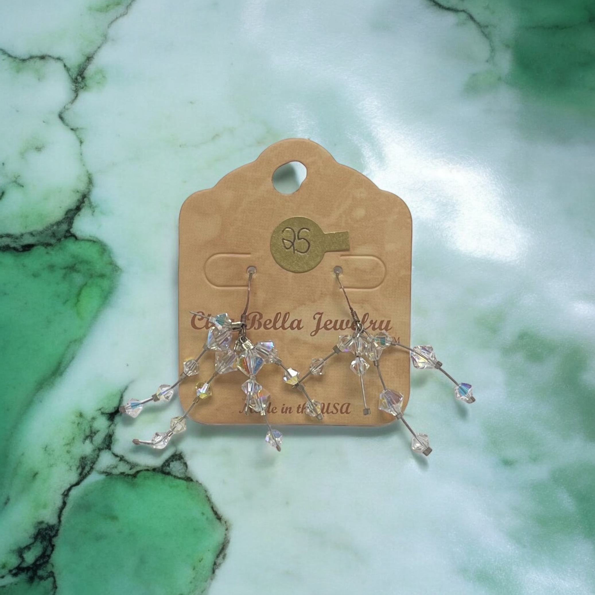 Austrian Crystal Firework Earrings