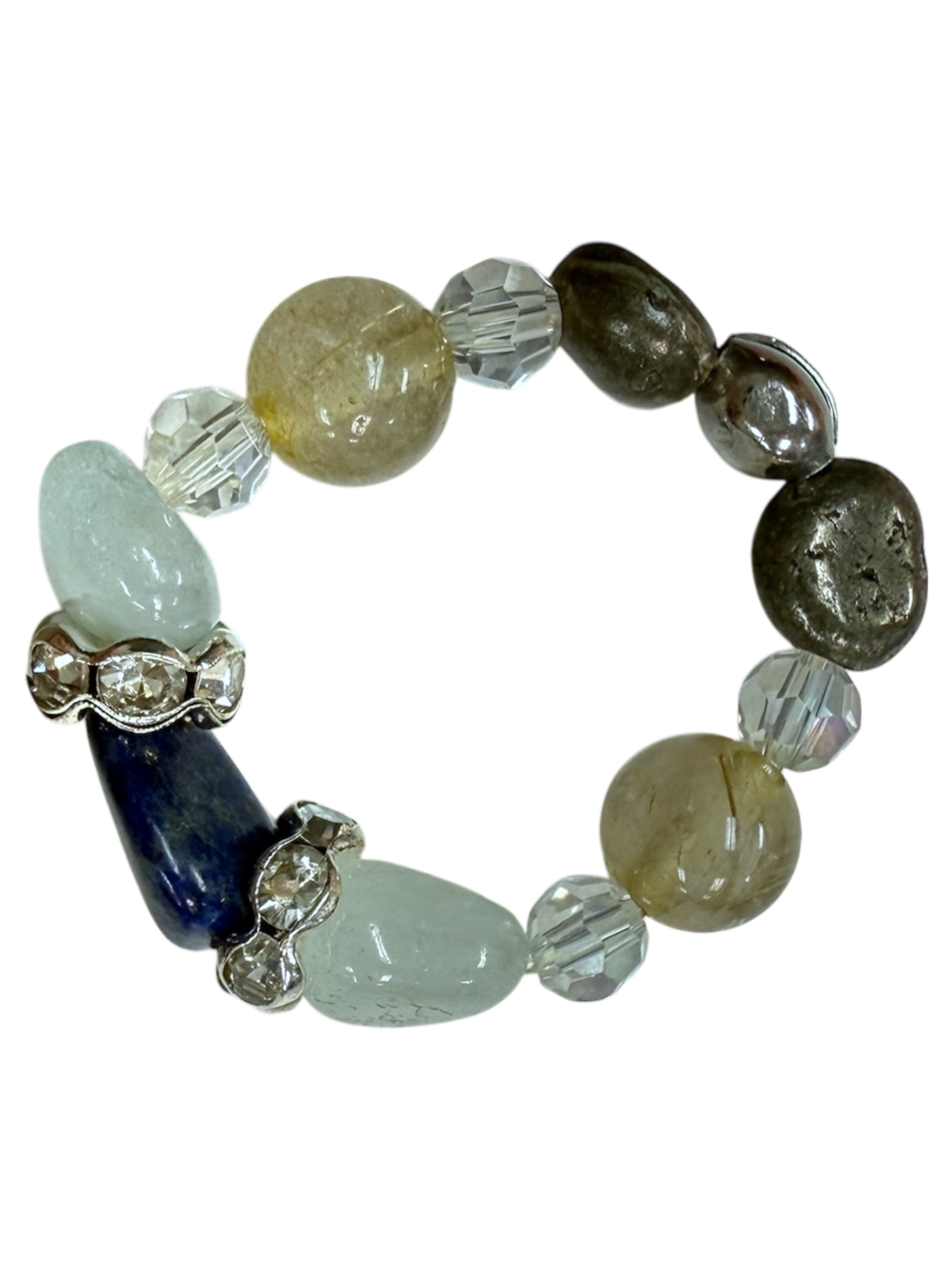 The Hope Collection | Lapis & Aquamarine Sterling Silver Cancer Charity Jewelry Set | Sterling Silver