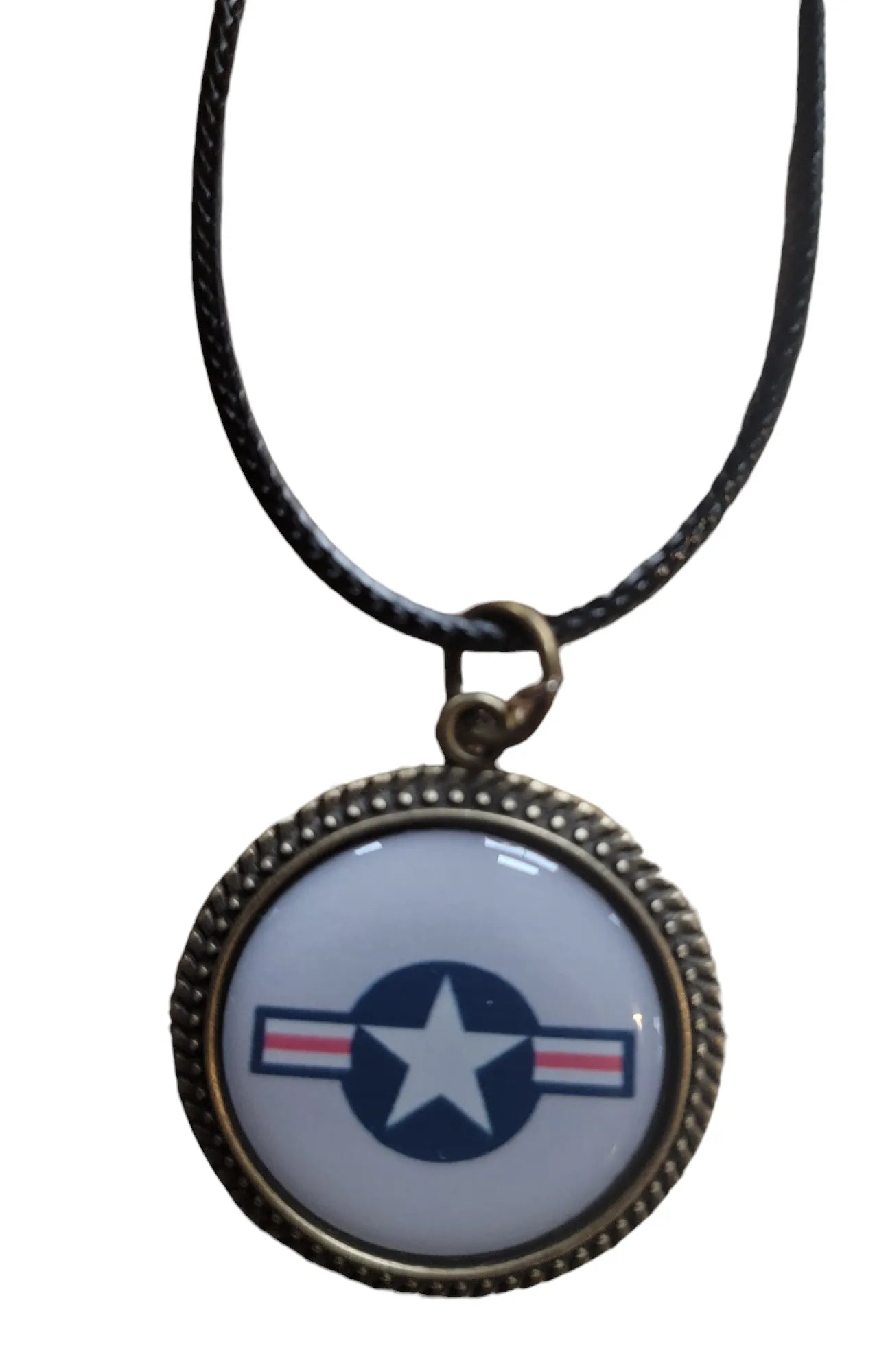 Army, Navy, Air Force, Space Force, Marine Corps Logo Pendant Necklaces | Made in the USA |, Officially Licensed