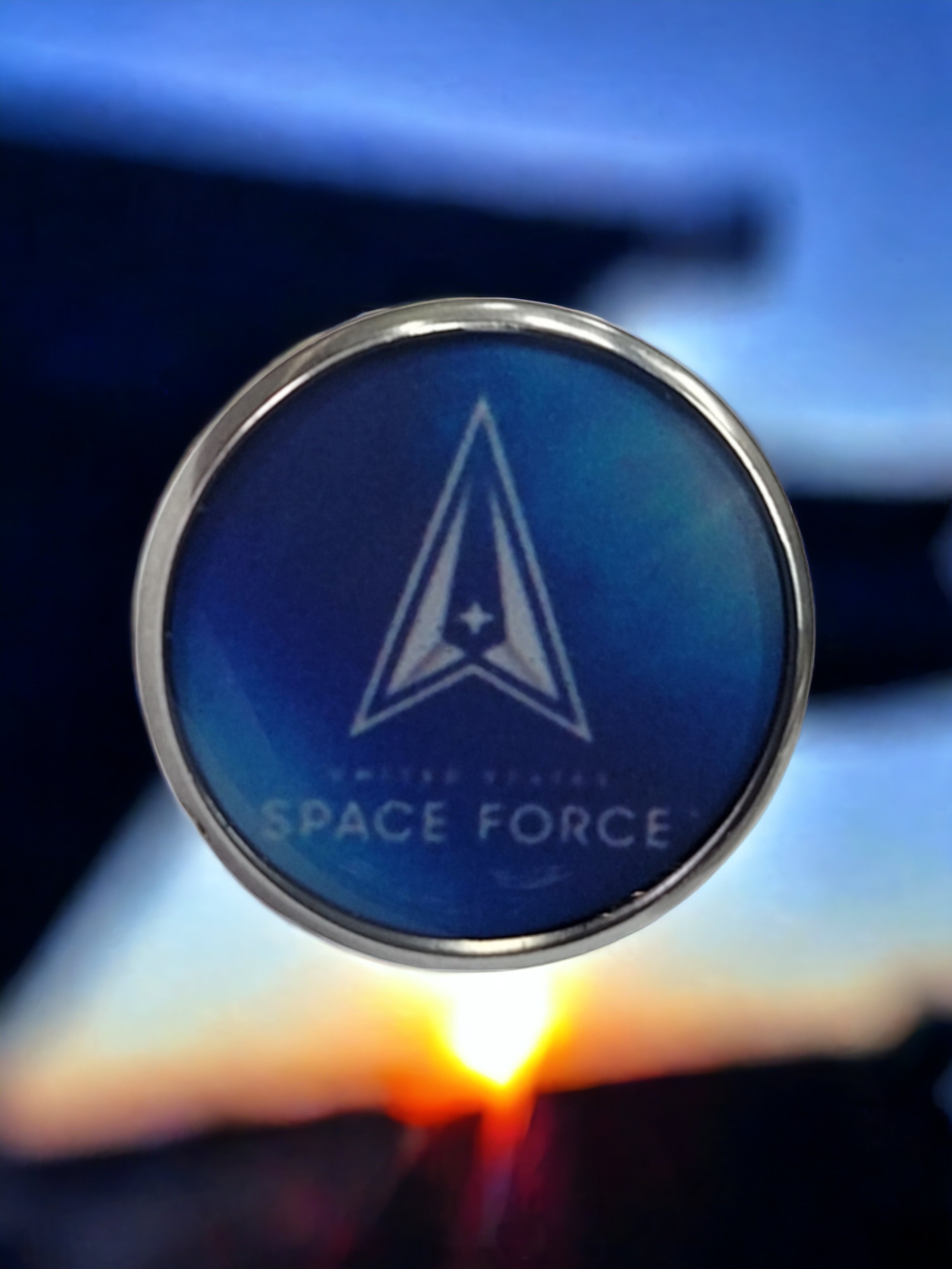 Military Tie Pins - Non Tarnish | Army, Navy, Air Force, Marine Corps, Coast Guard, Space Force