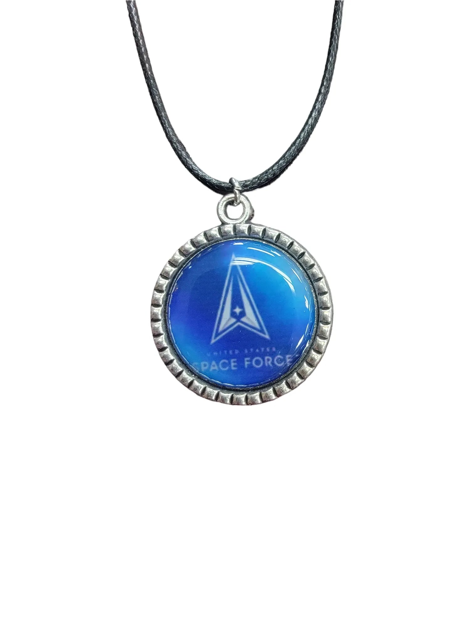 Army, Navy, Air Force, Space Force, Marine Corps Logo Pendant Necklaces | Made in the USA |, Officially Licensed
