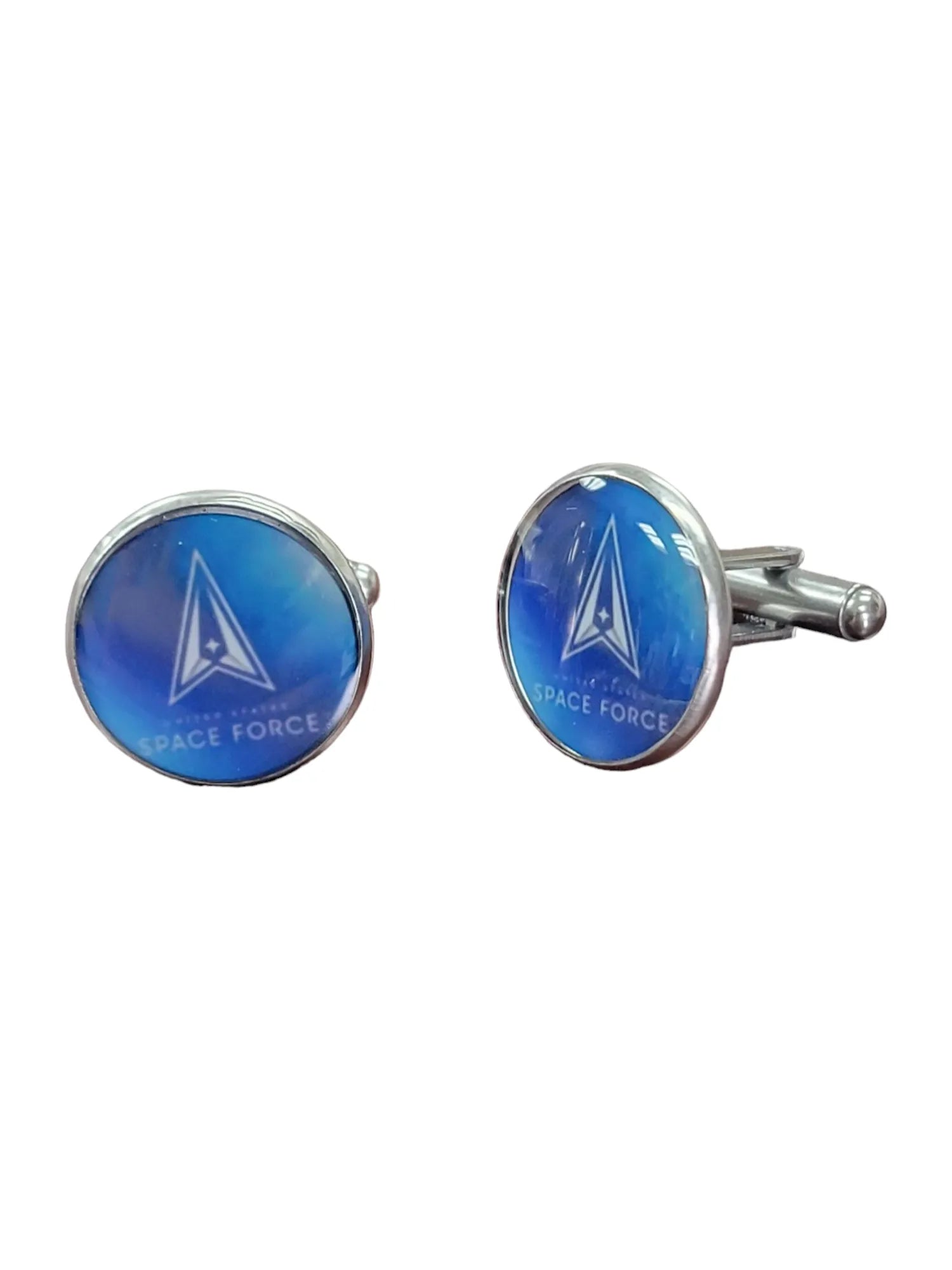 Military Cufflinks - Officially Licensed, Non Tarnish Navy - Air Force - Coast Guard- Army - Space Force - Marine Corps
