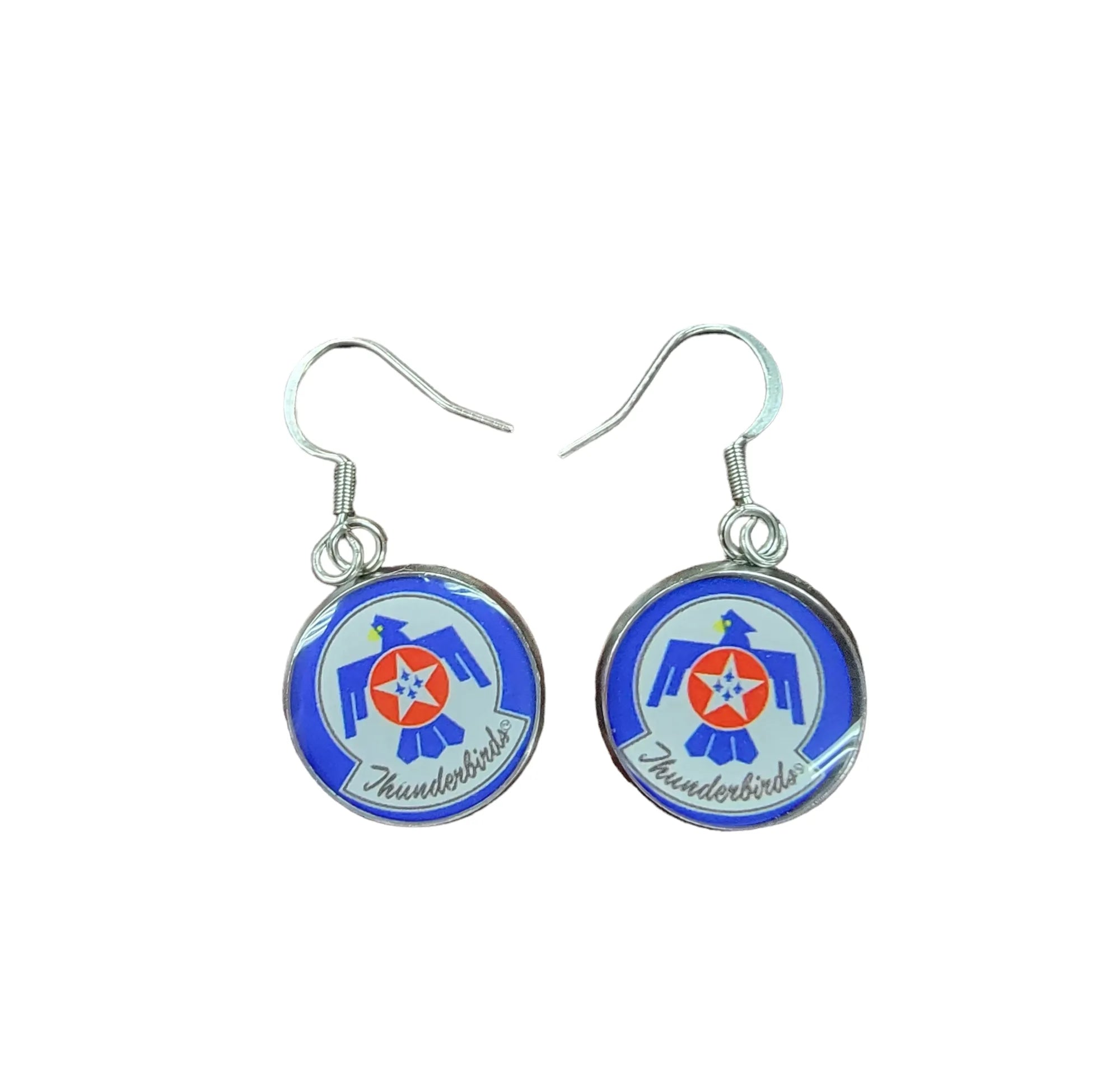 Officially Licensed Air Force Seal, Air Force Roundel, , Air Force Wings or Air Force Thunderbird Earrings - A Proud Symbol of Service and Sacrifice