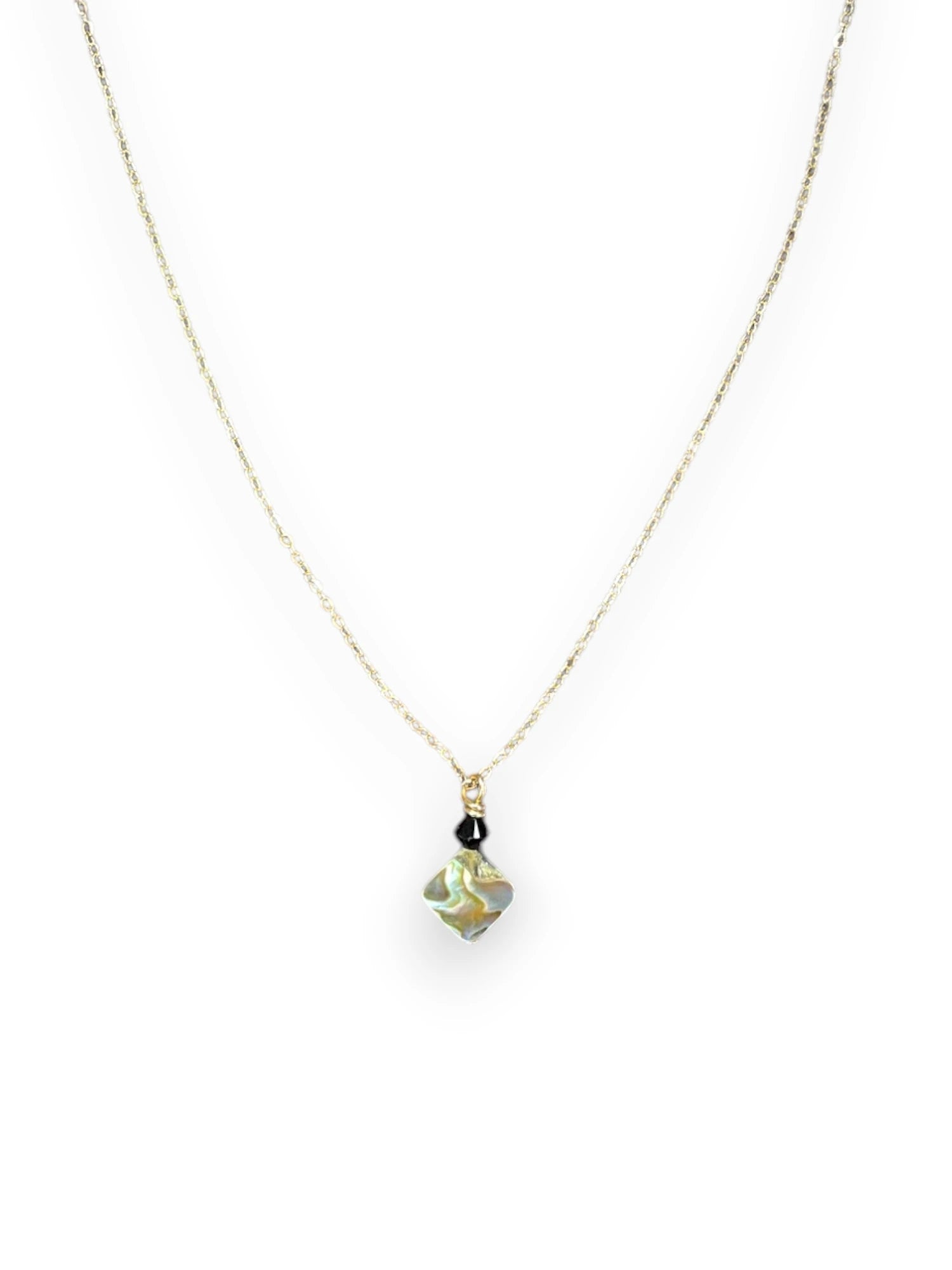 Abalone Shell Pendant Necklace | A Touch of Coastal Elegance