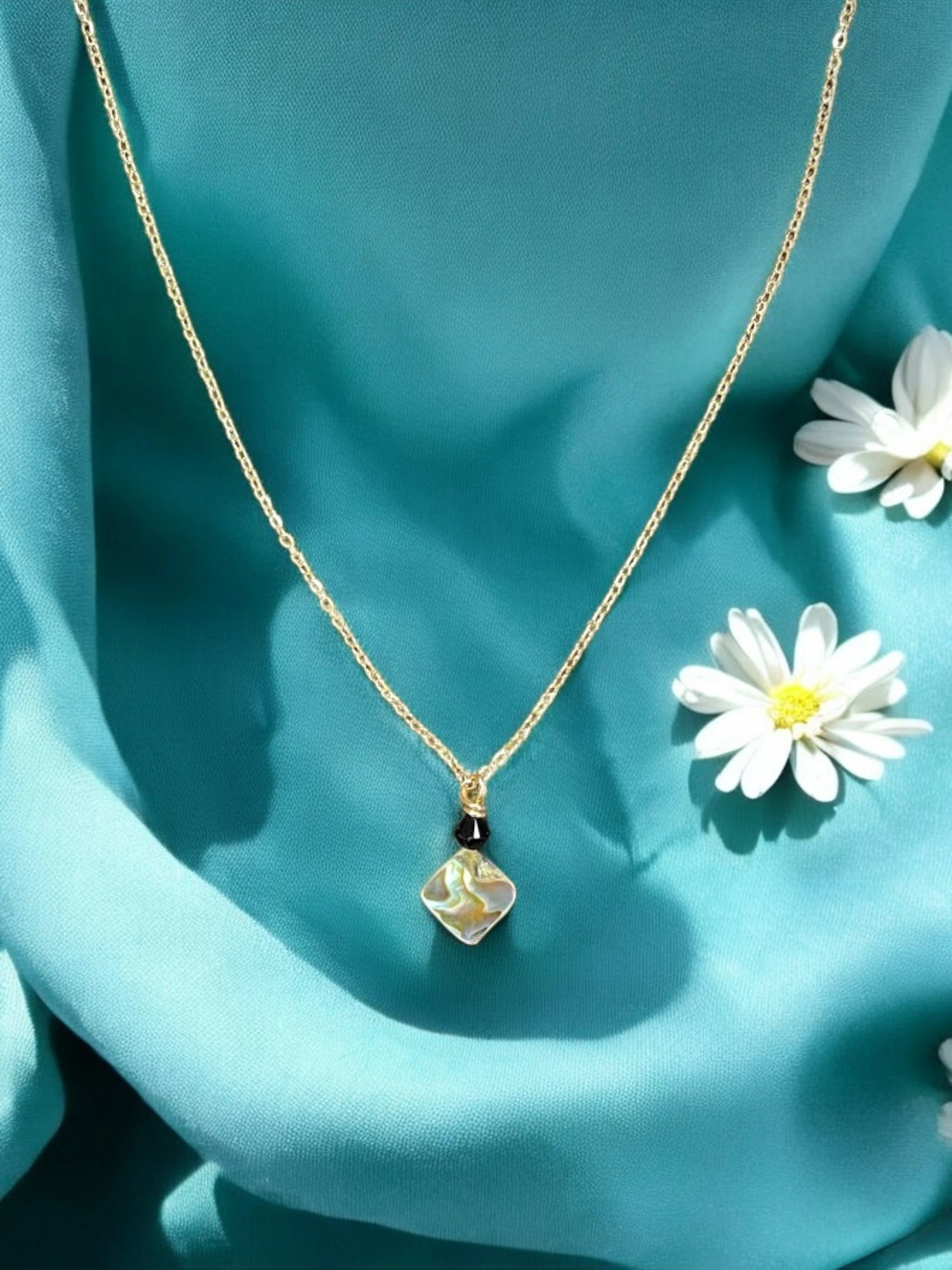 Abalone Shell Pendant Necklace | A Touch of Coastal Elegance