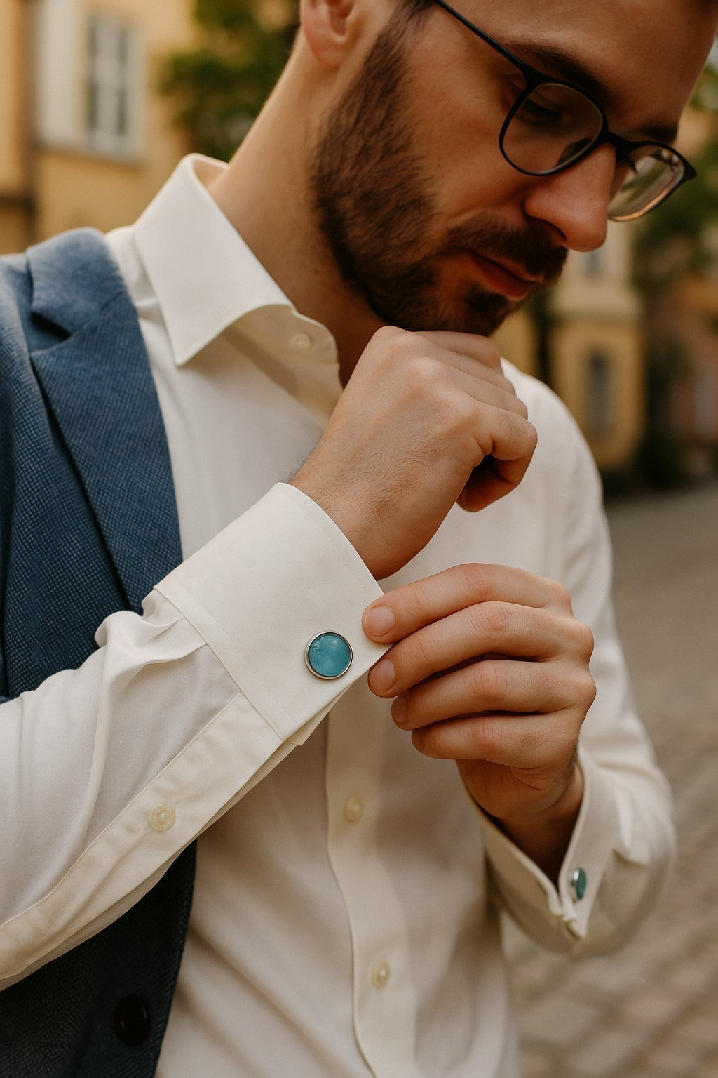 Stone Stainless Steel Cufflinks | Different Stone Options