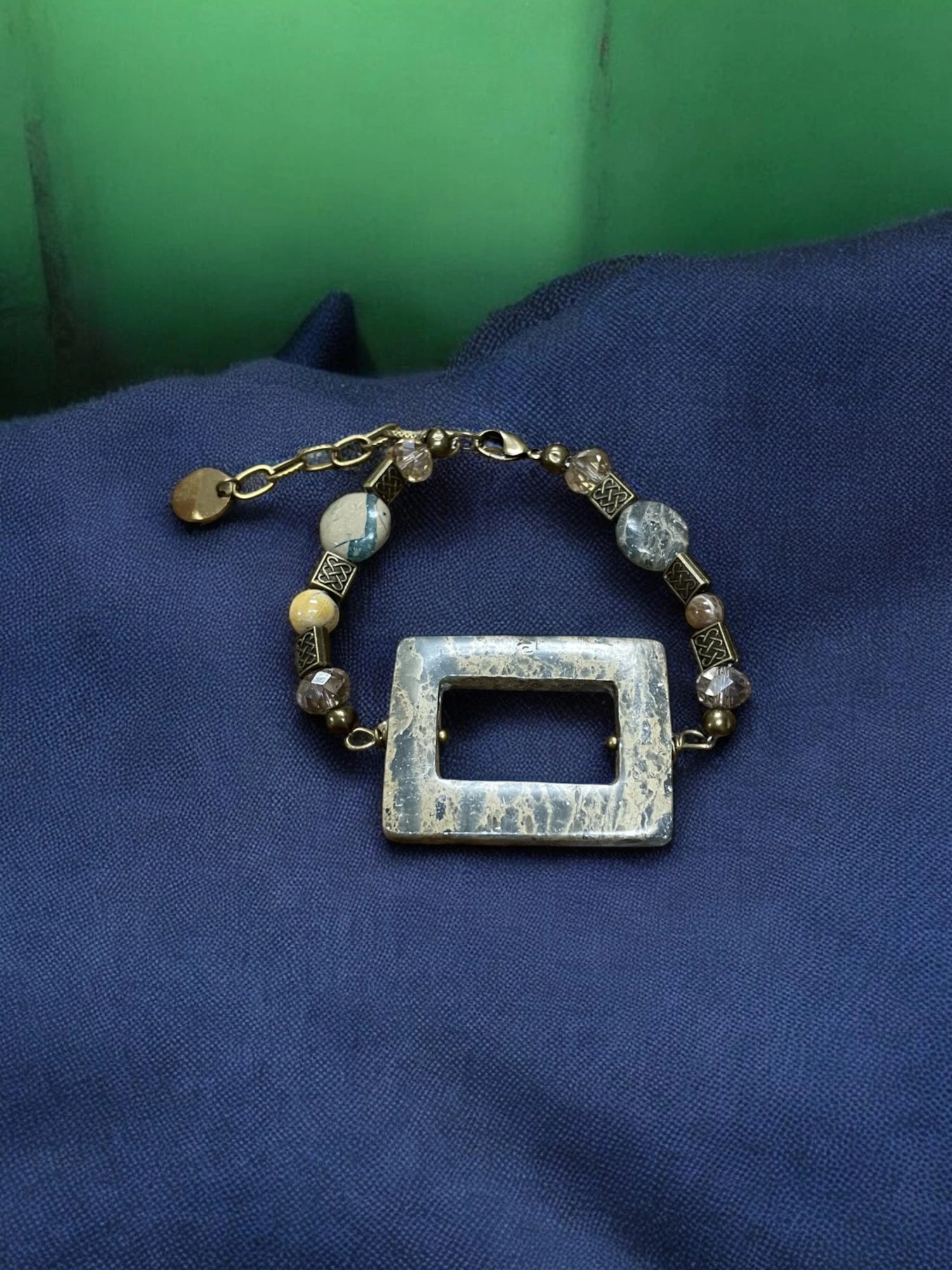 Green Aqua Terra Jasper Bracelet