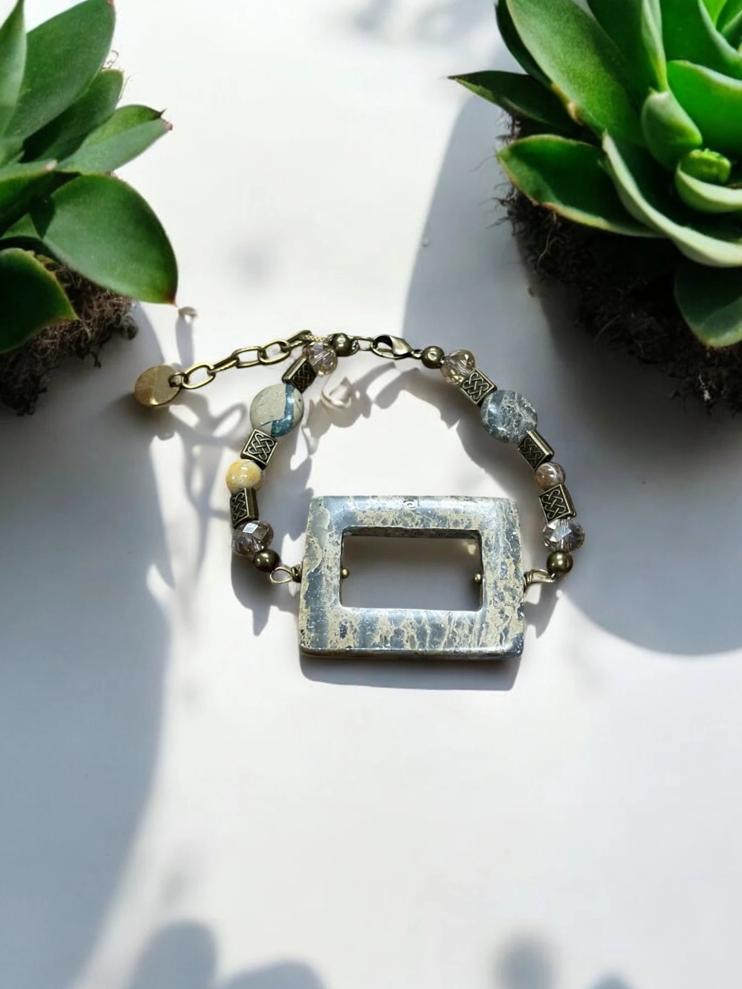Green Aqua Terra Jasper Bracelet