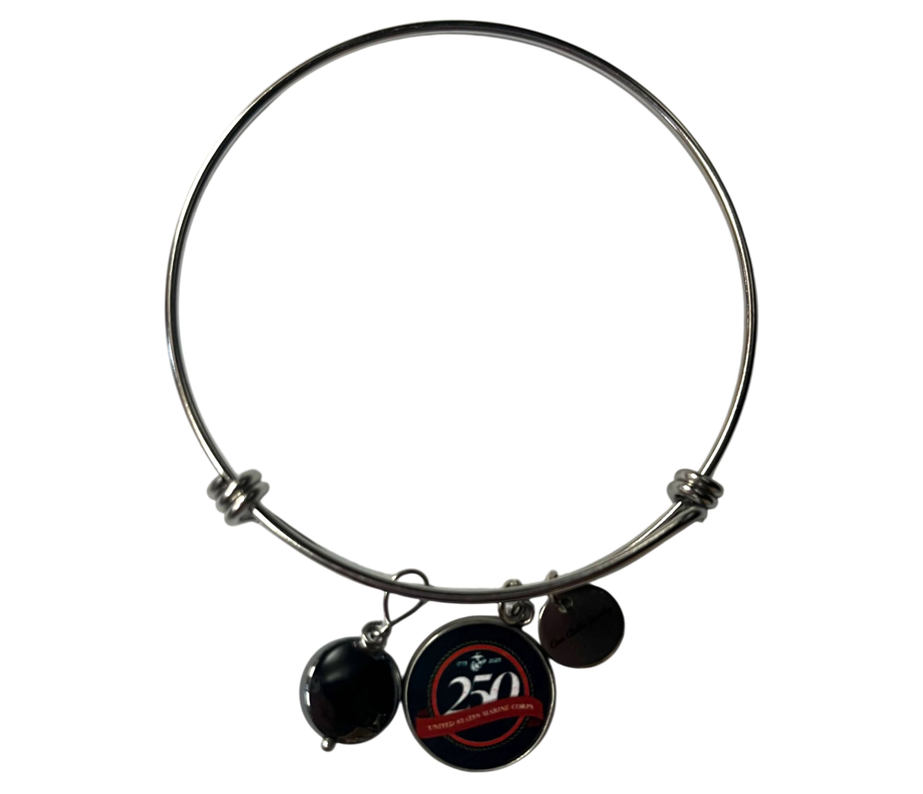 Officially Licensed Military Bangle Bracelet – 250th Anniversary Made in USA (Army, Navy, Marine)