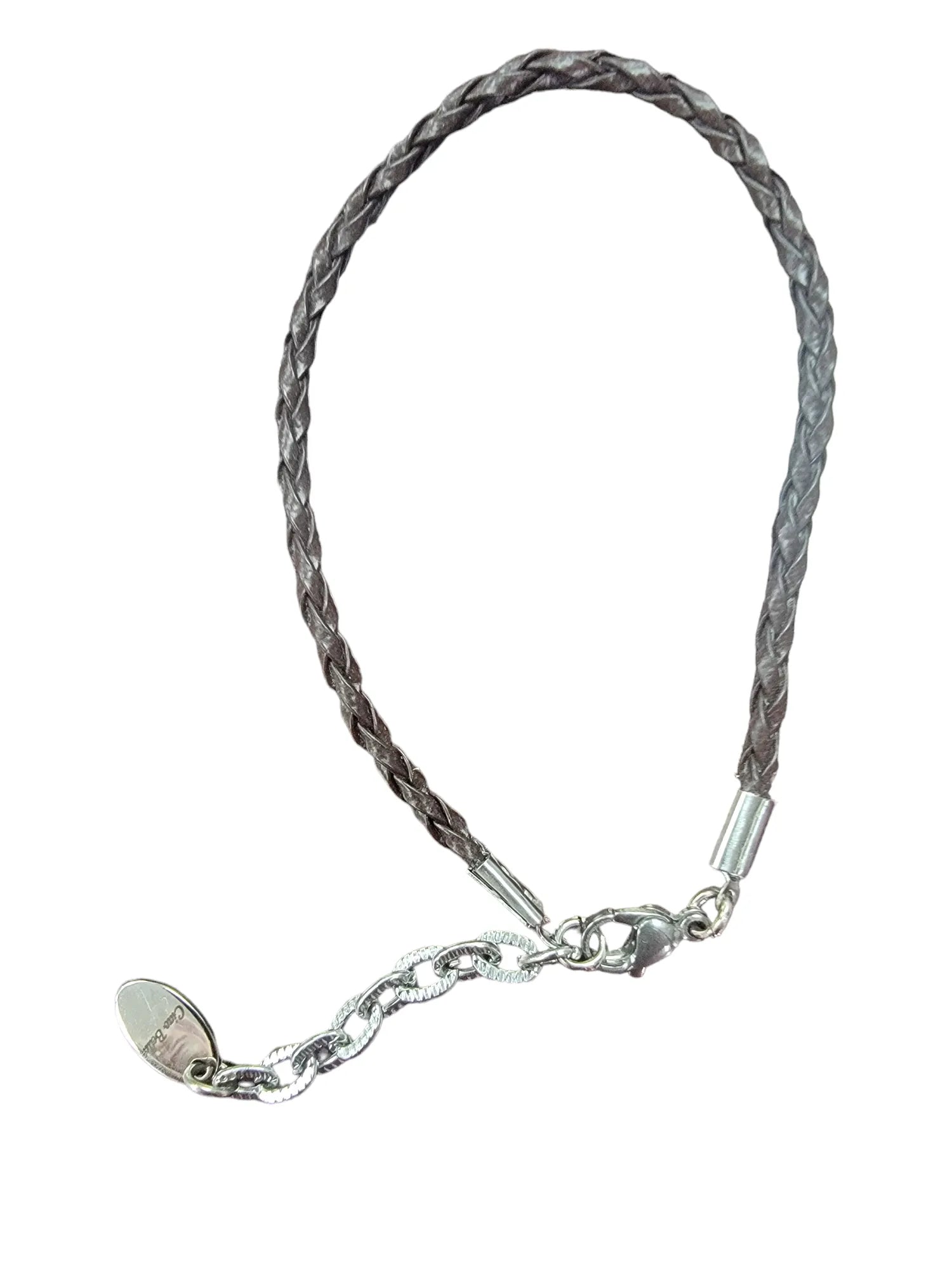 Military Leather Rope Charm Bracelet - Officially Licensed