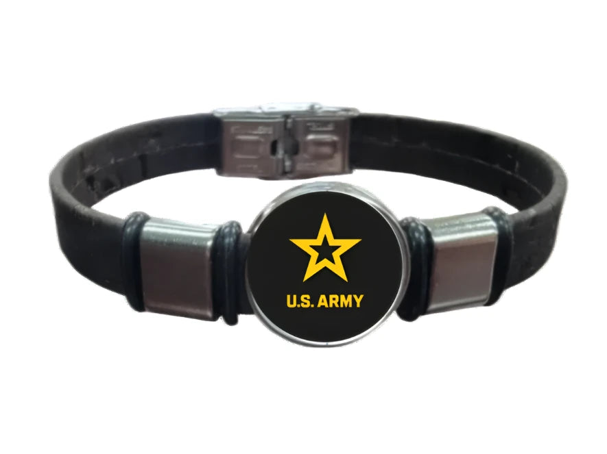 Army Star Cork Bracelet - Officially Licensed