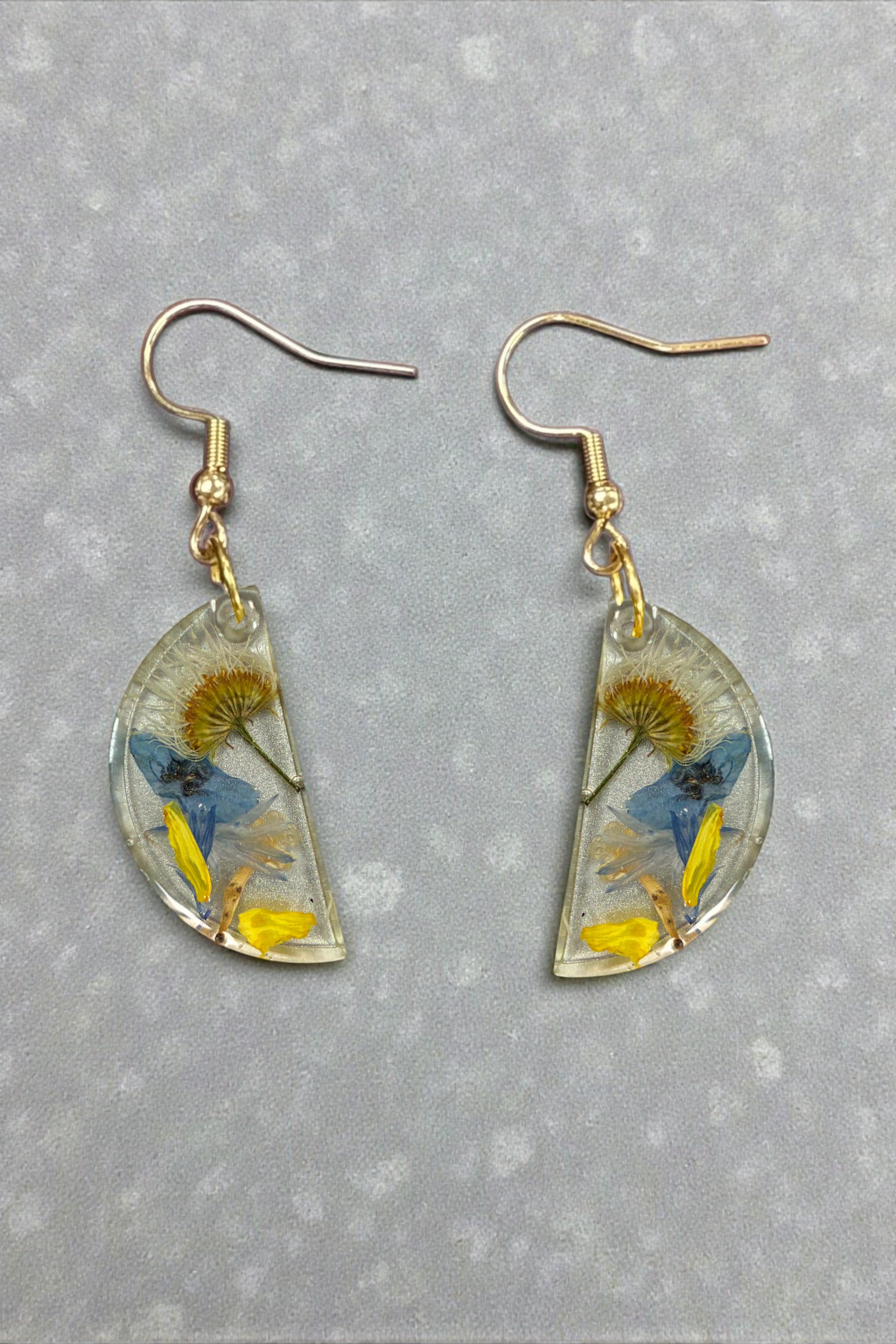 Eternal Bloom Drop Resin Earrings