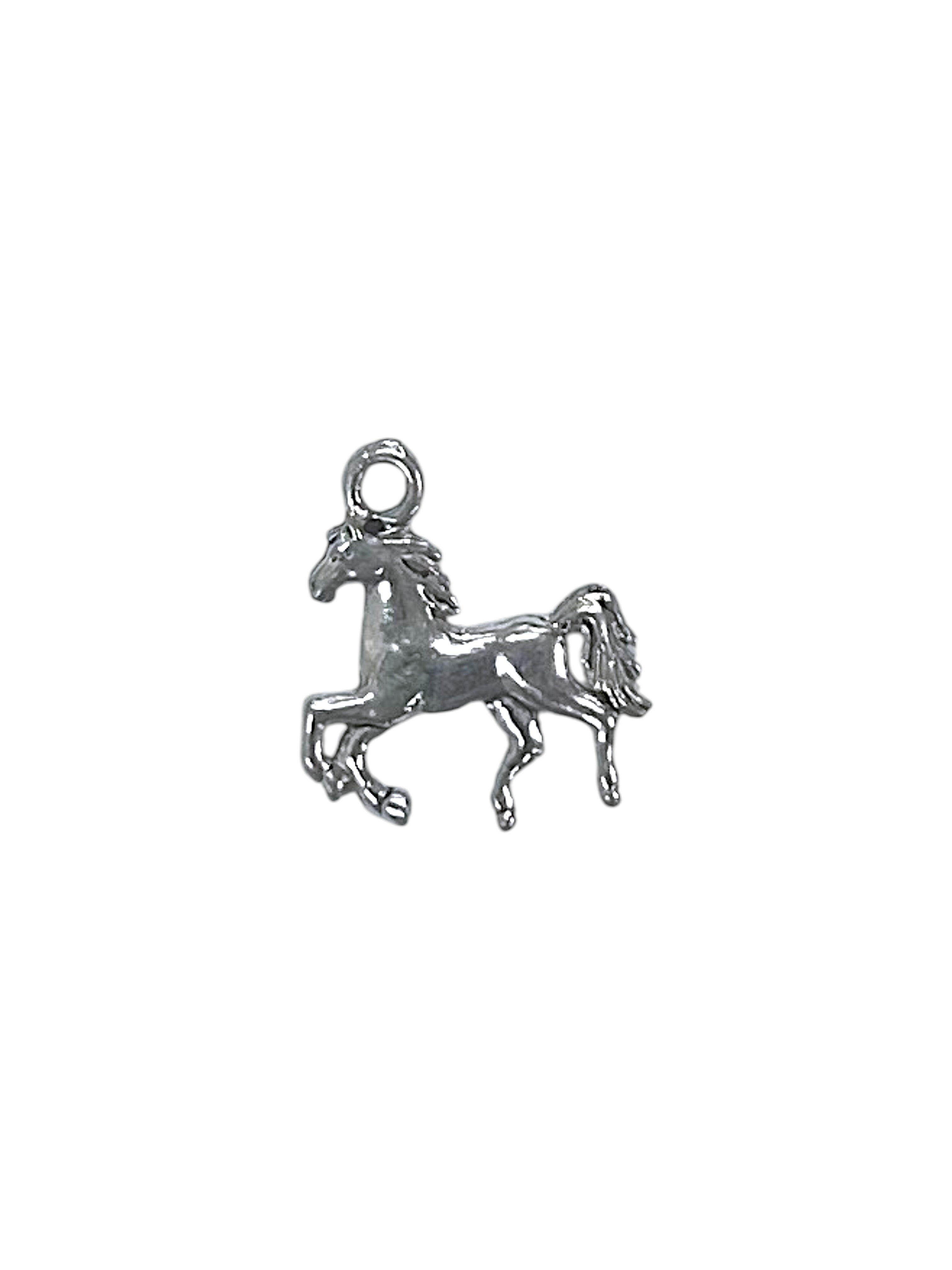 Silver Horse Pewter Charm Pendent | Gift for Horse Lover | Travel Charm