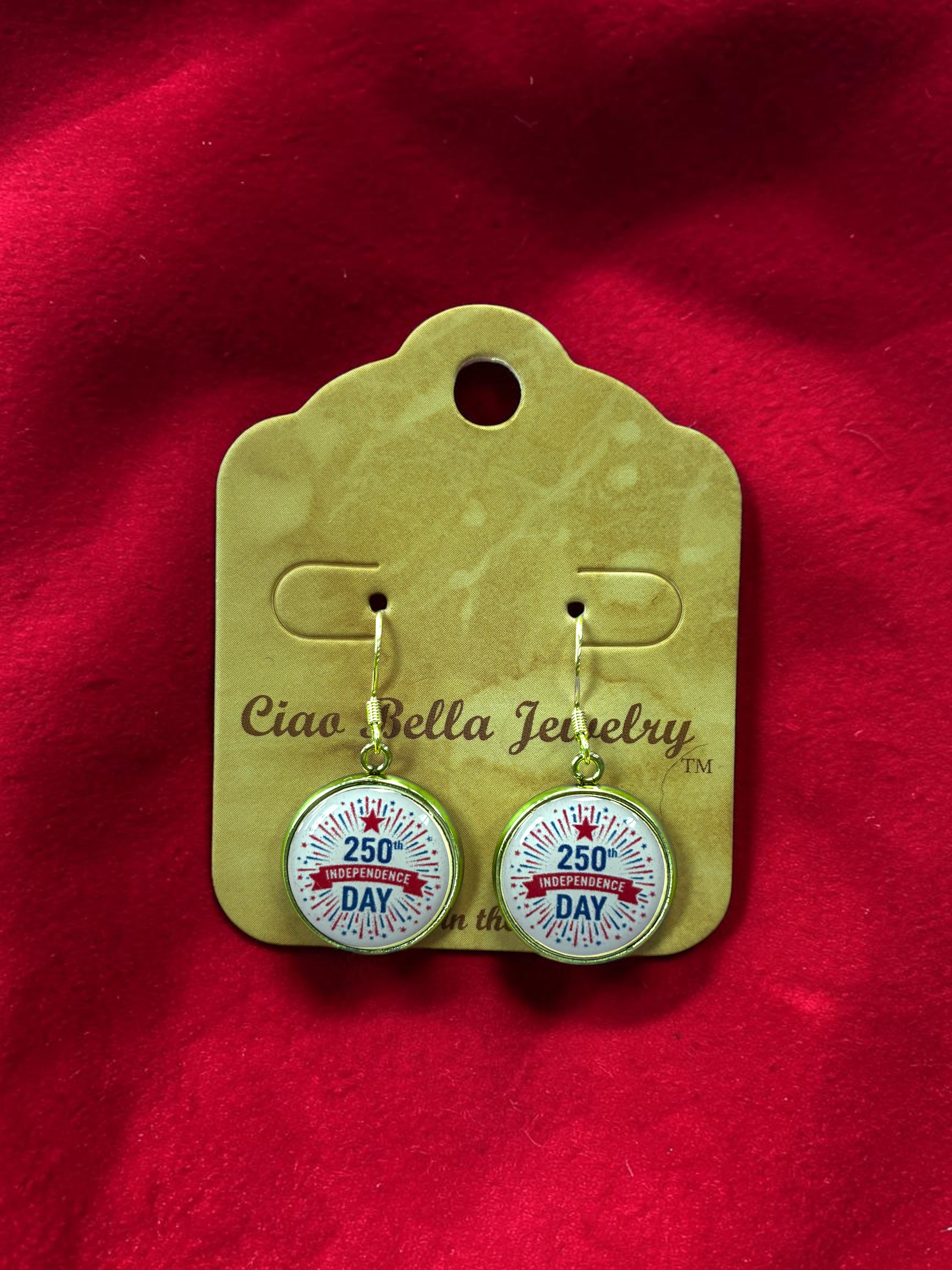 Michelle Marie's Limited Edition 250th Independence Day Earrings
