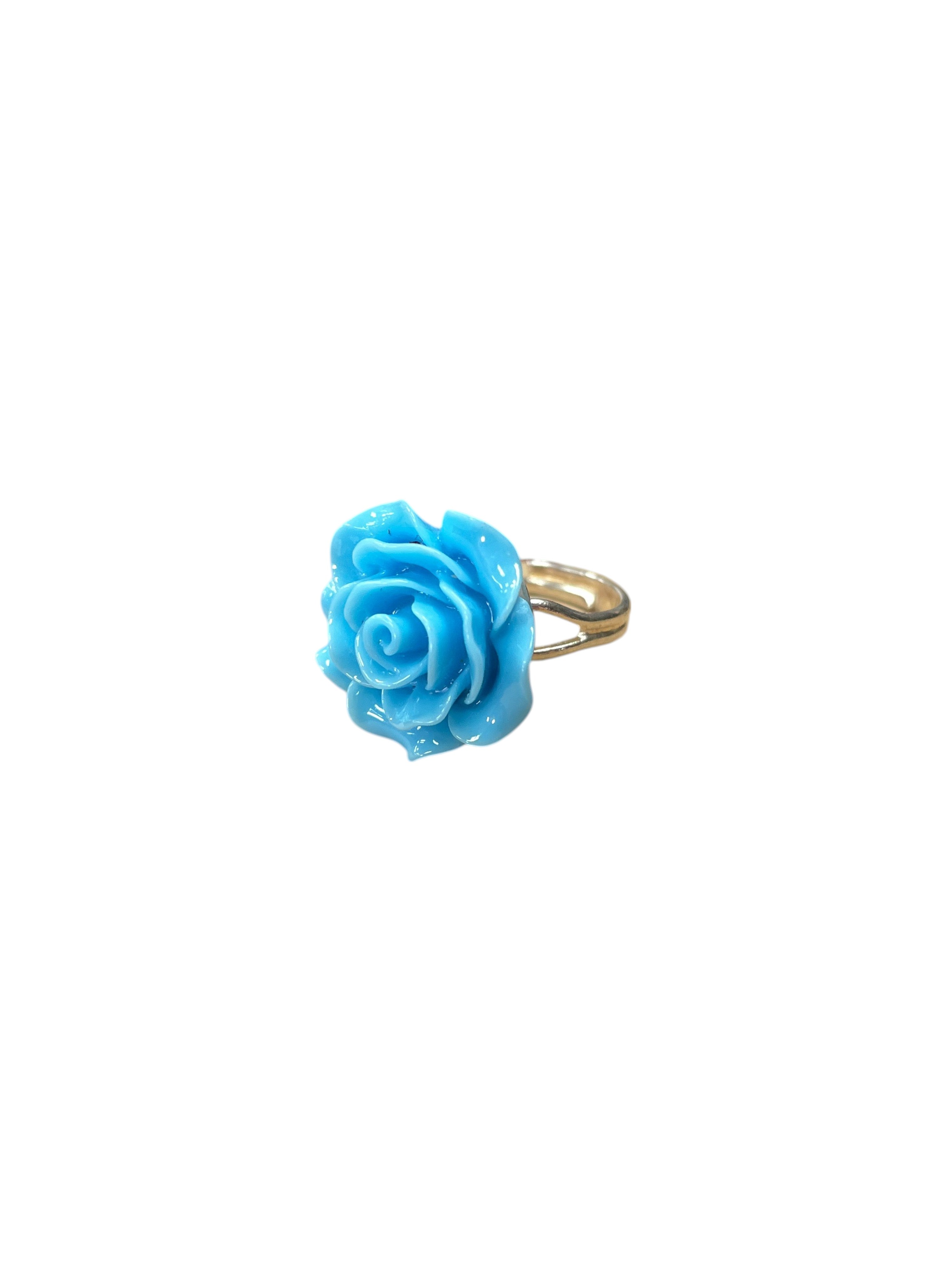 Vibrant Rose Blossom Ring | A Petal-Perfect Pop of Color