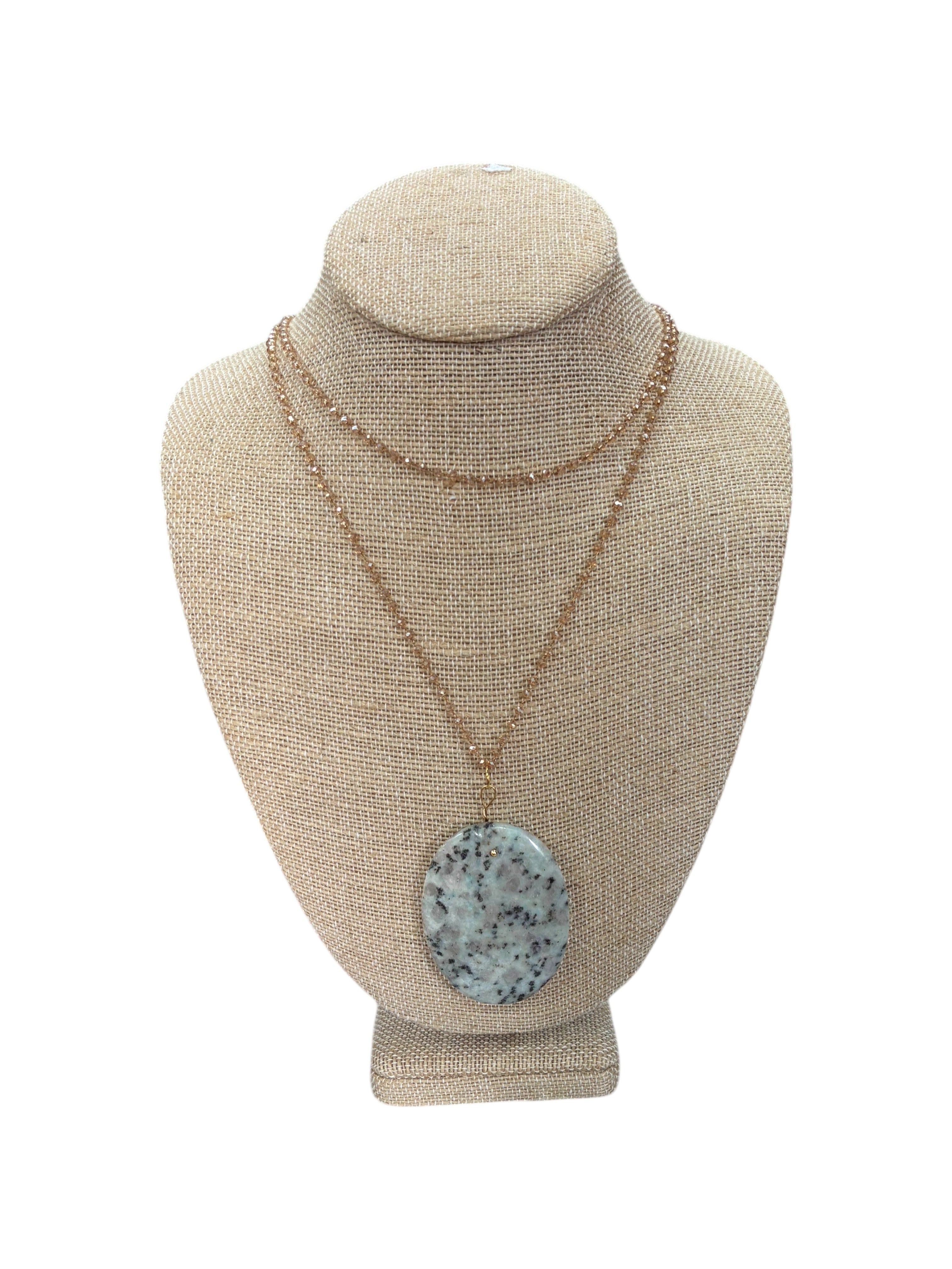 Lotus Jasper Pendant Necklace | A Symbol of Love and Purity
