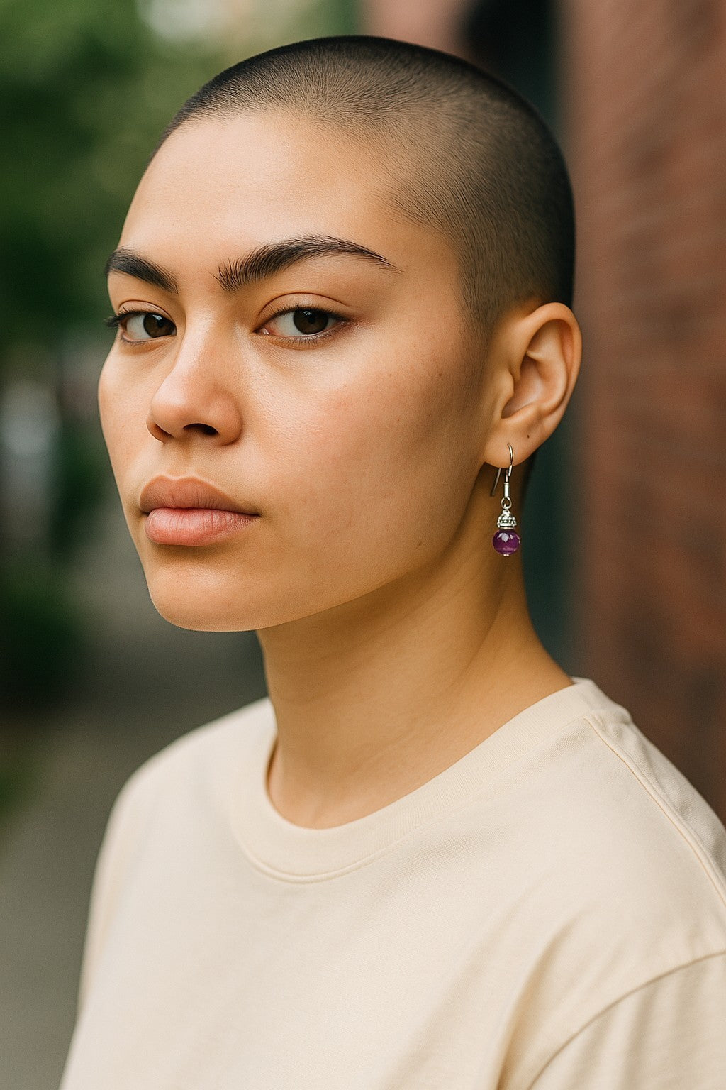 Ombre Bead Drop Earrings | Sea Green, Mystic & Magenta Variations