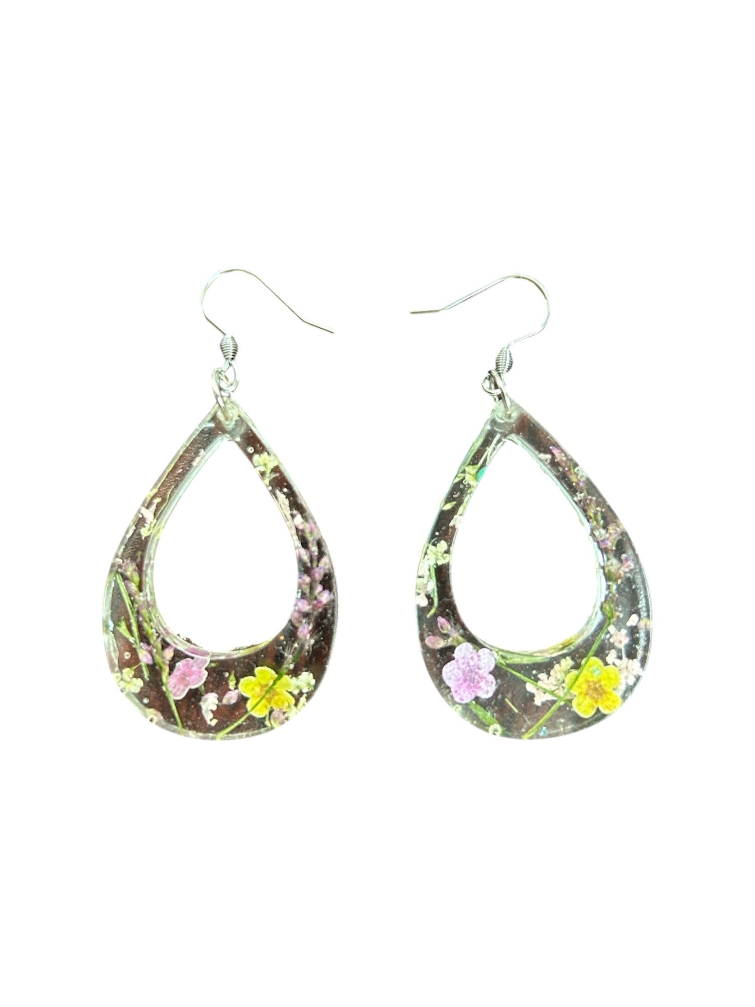 Eternal Bloom Drop Resin Earrings
