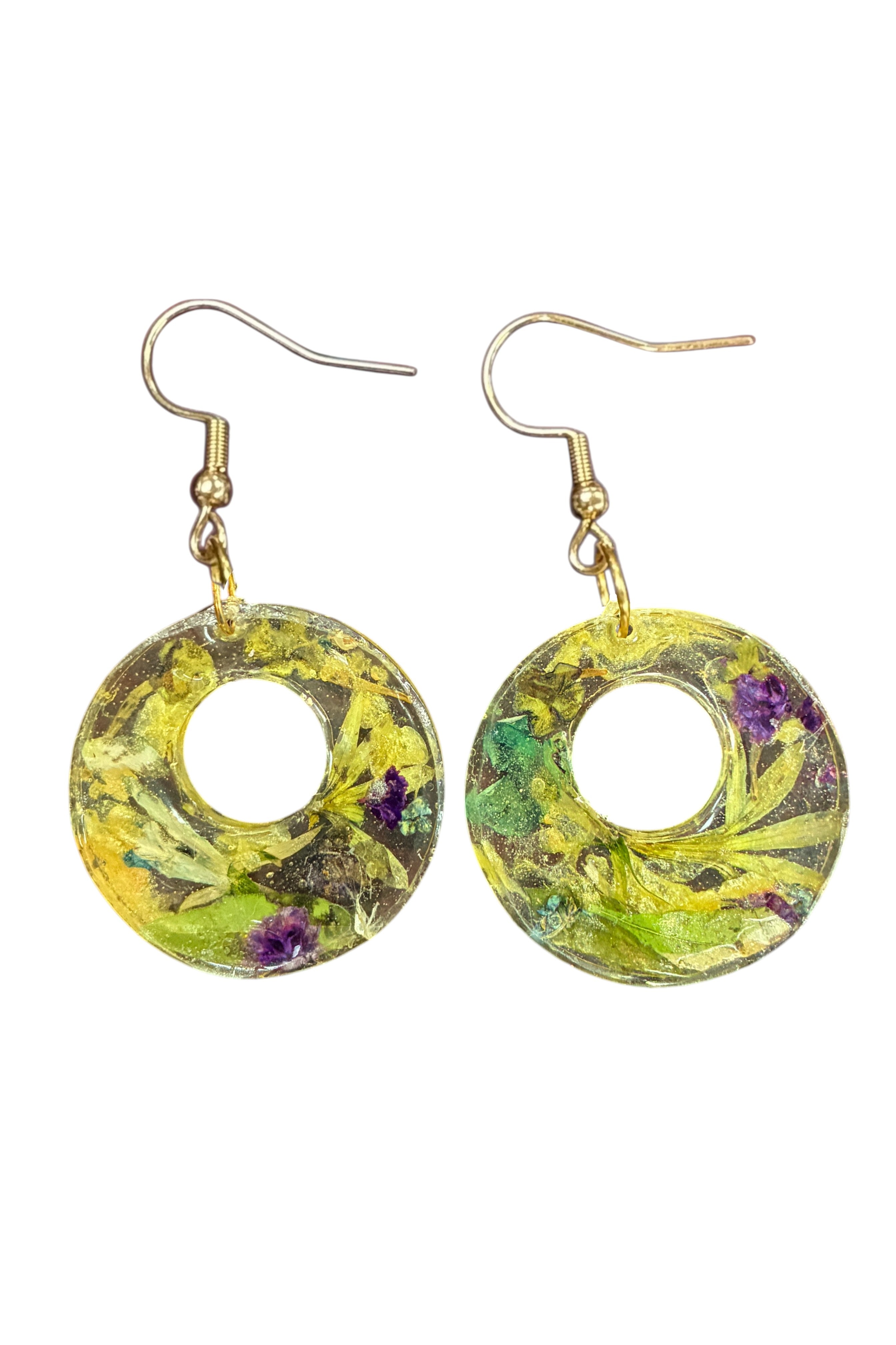 Eternal Bloom Drop Resin Earrings