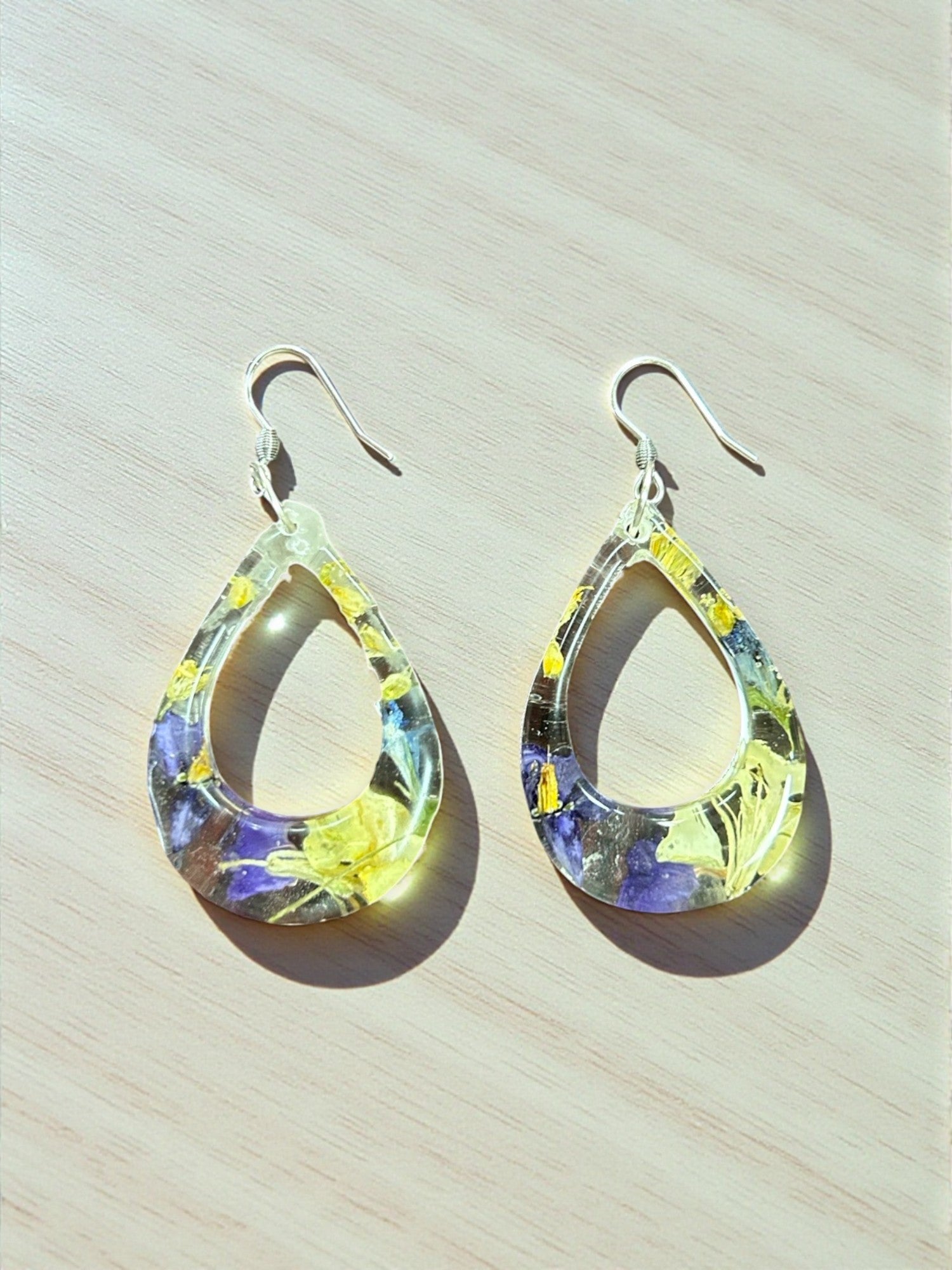 Eternal Bloom Drop Resin Earrings