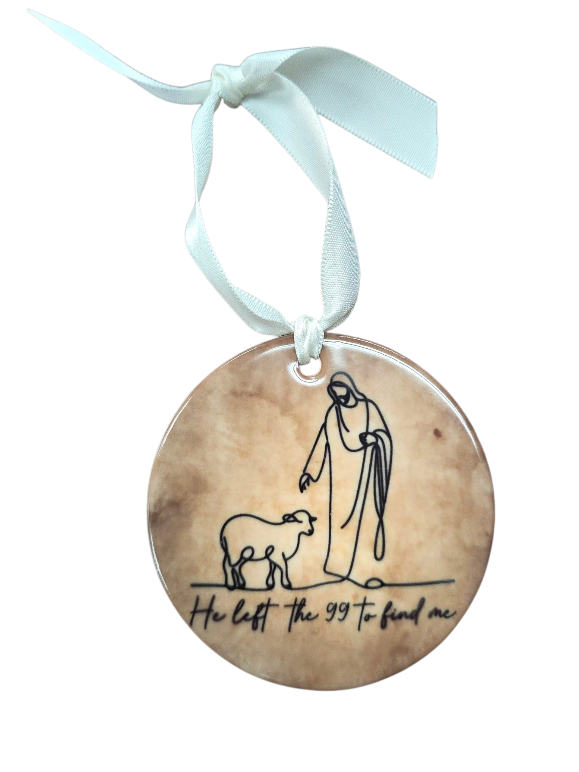 Jesus Loves You Support Christmas Ornament Gift | Religious Christmas Keepsake & Decor | Personalized