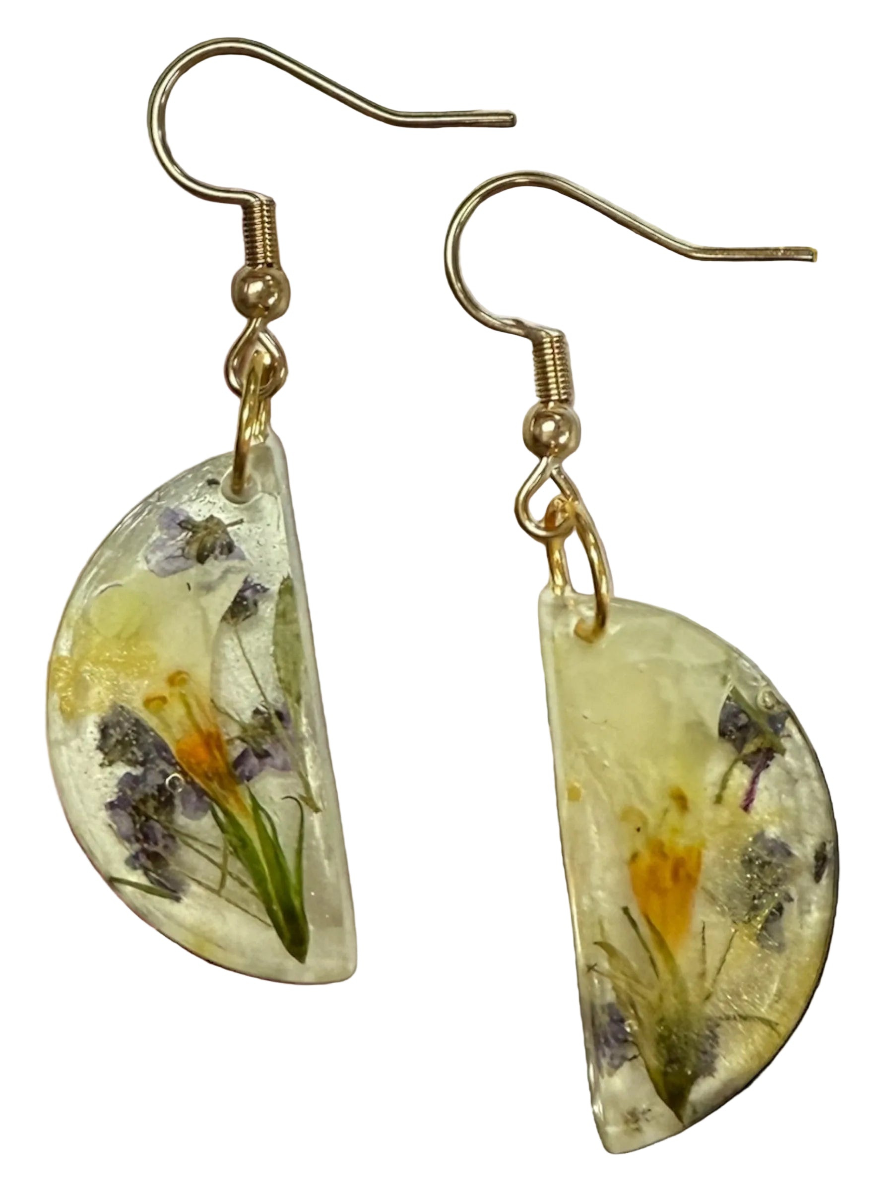 Eternal Bloom Drop Resin Earrings