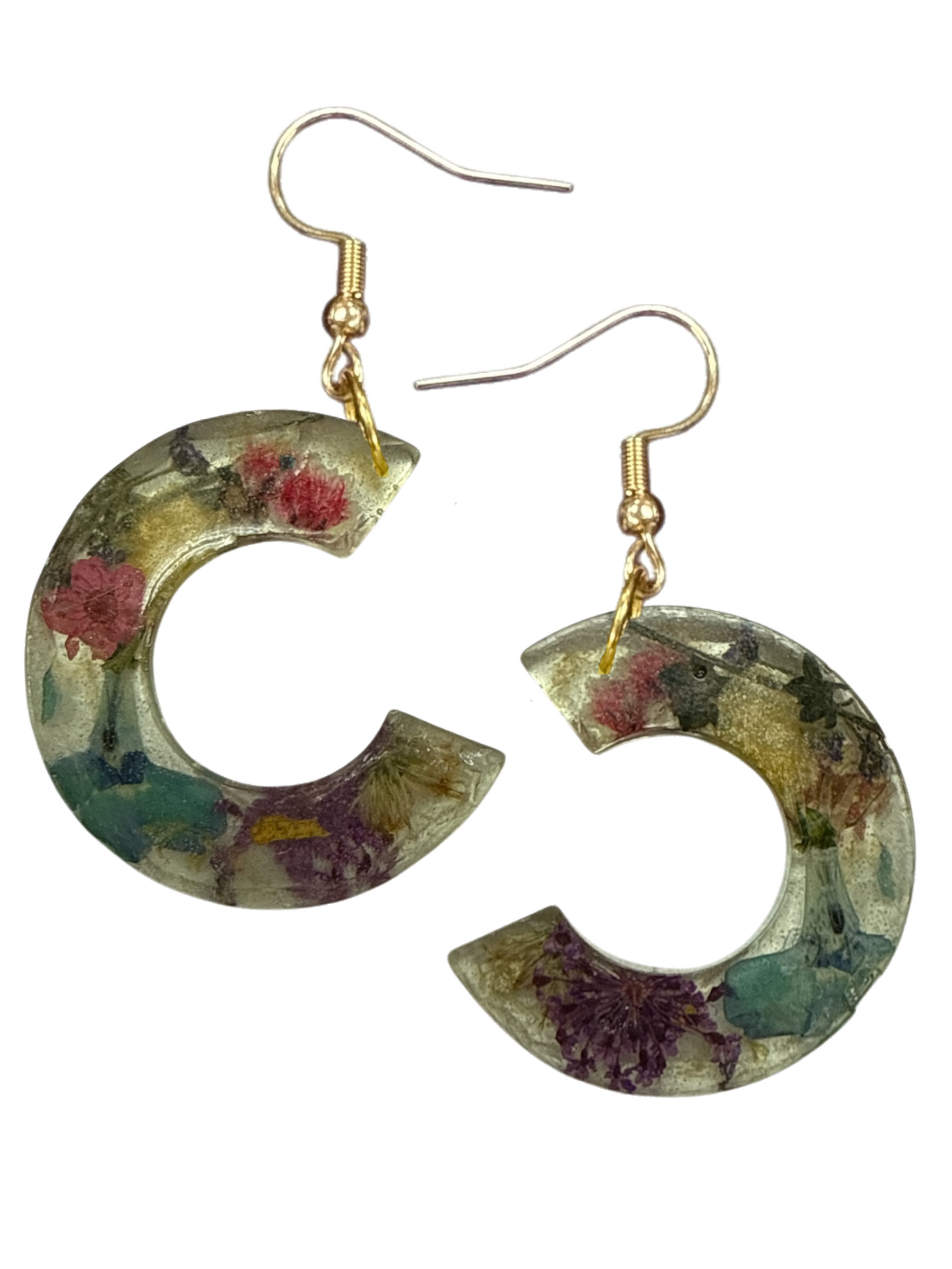 Eternal Bloom Drop Resin Earrings