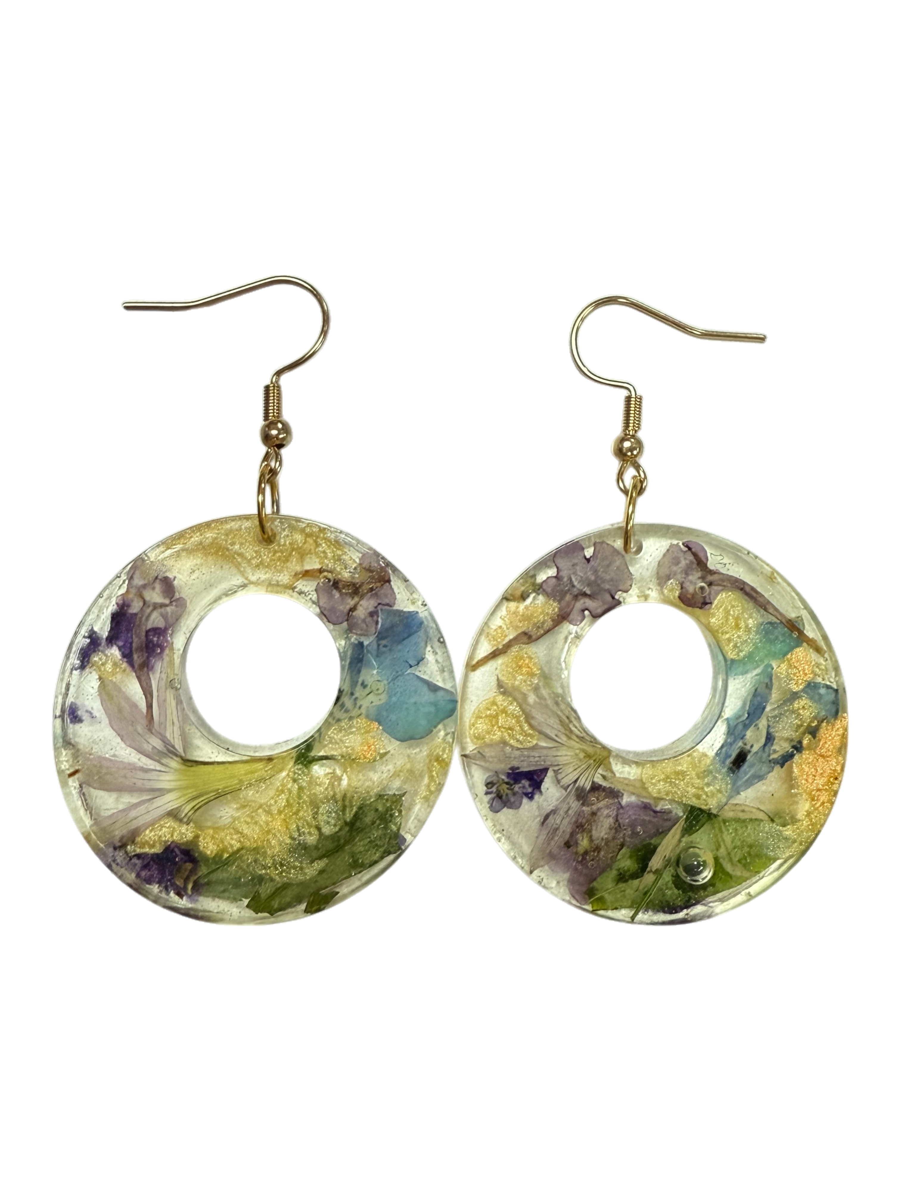 Eternal Bloom Drop Resin Earrings