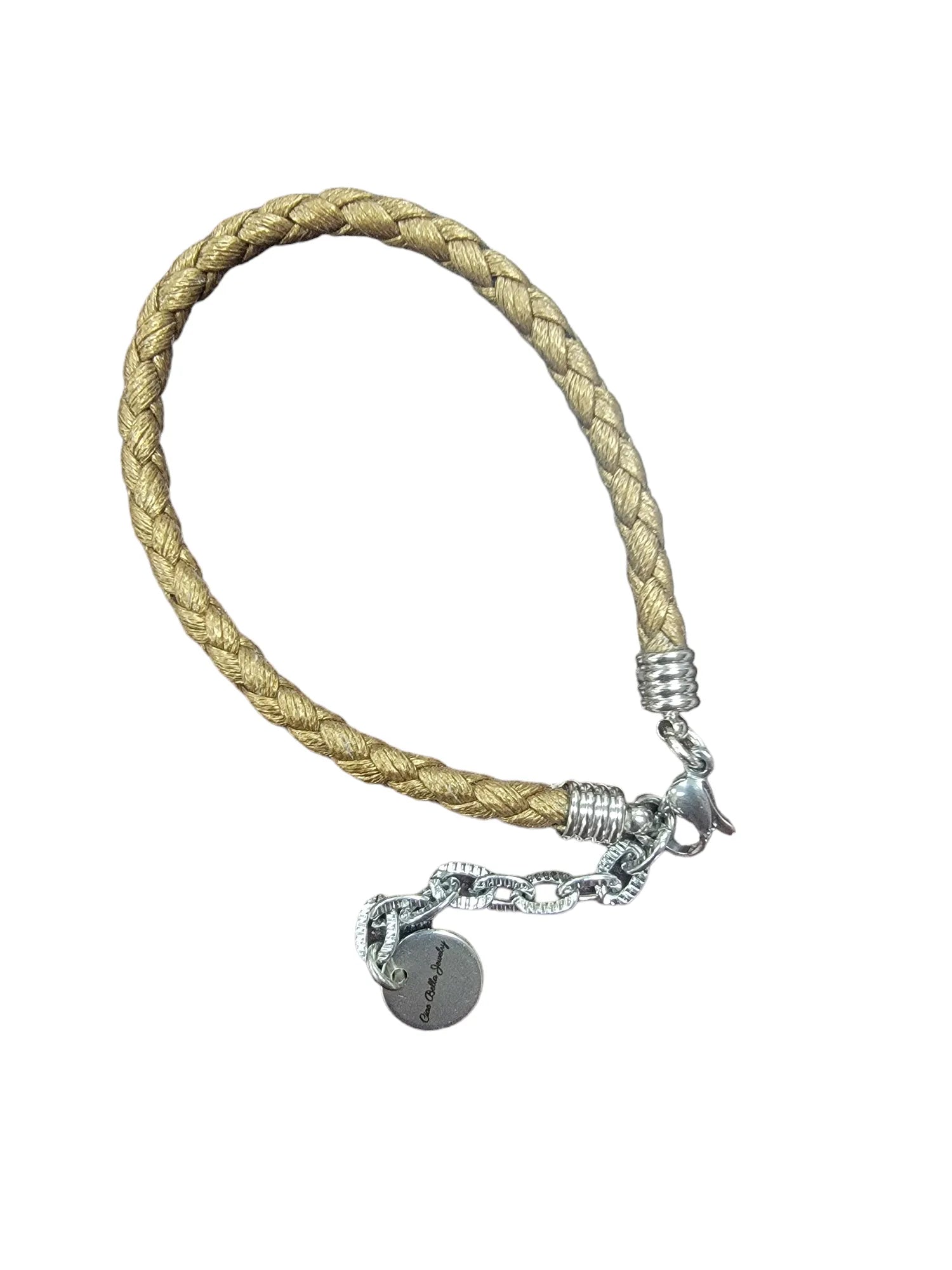 Military Leather Rope Charm Bracelet - Officially Licensed
