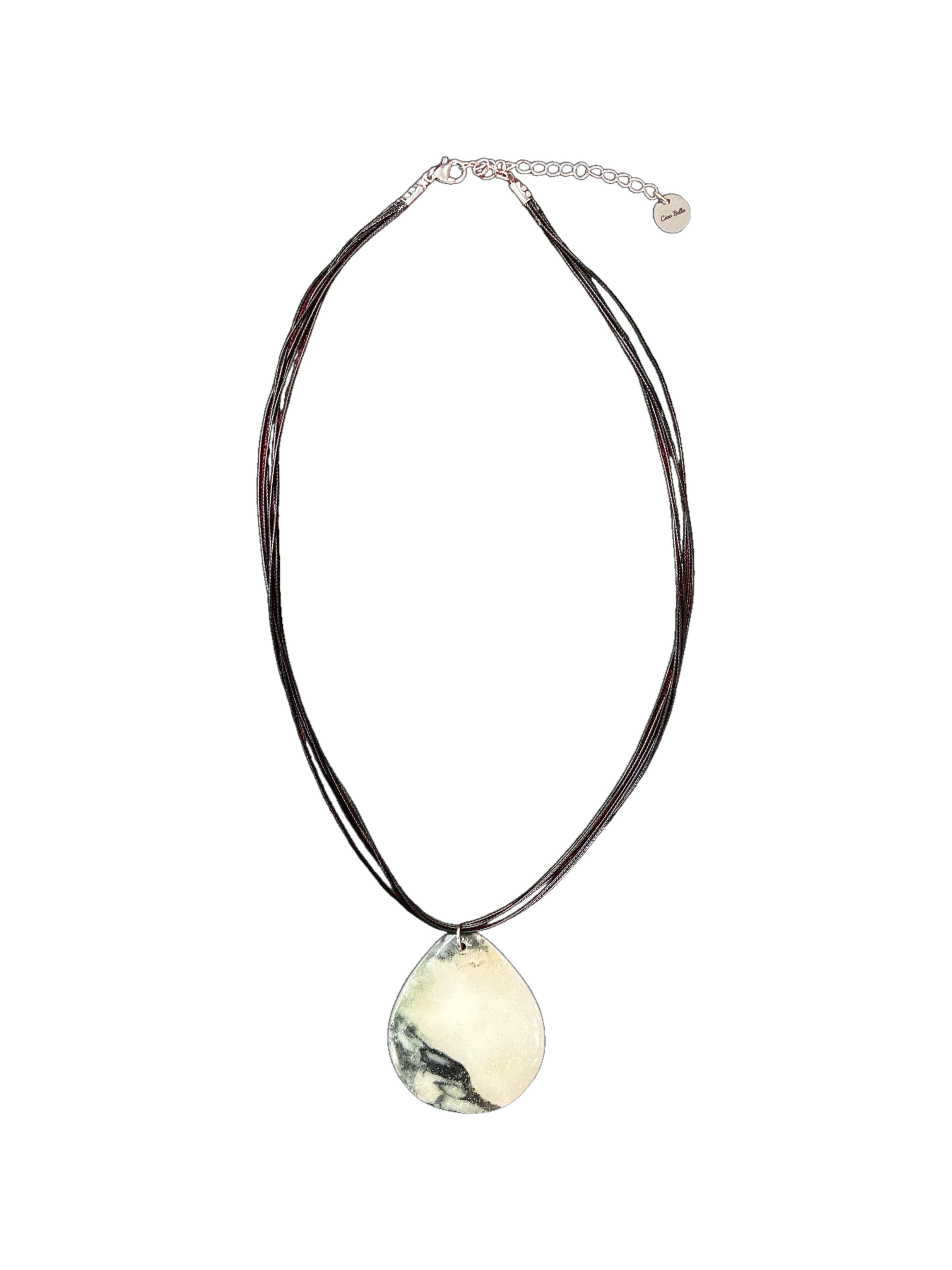 Striking Mexican Jasper Triangle Pendant | Earthy Elegance & Grounding Energy