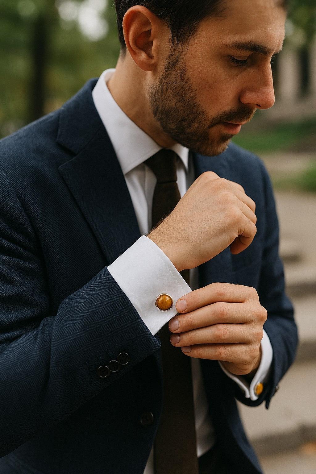 Limited Edition 250th Anniversary Military Cufflinks - Army, Navy, Marine Corps - Made in USA