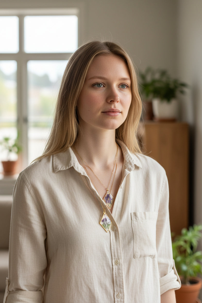 The Bloom & Beam Collection: Hand-Pressed Real Flower Resin