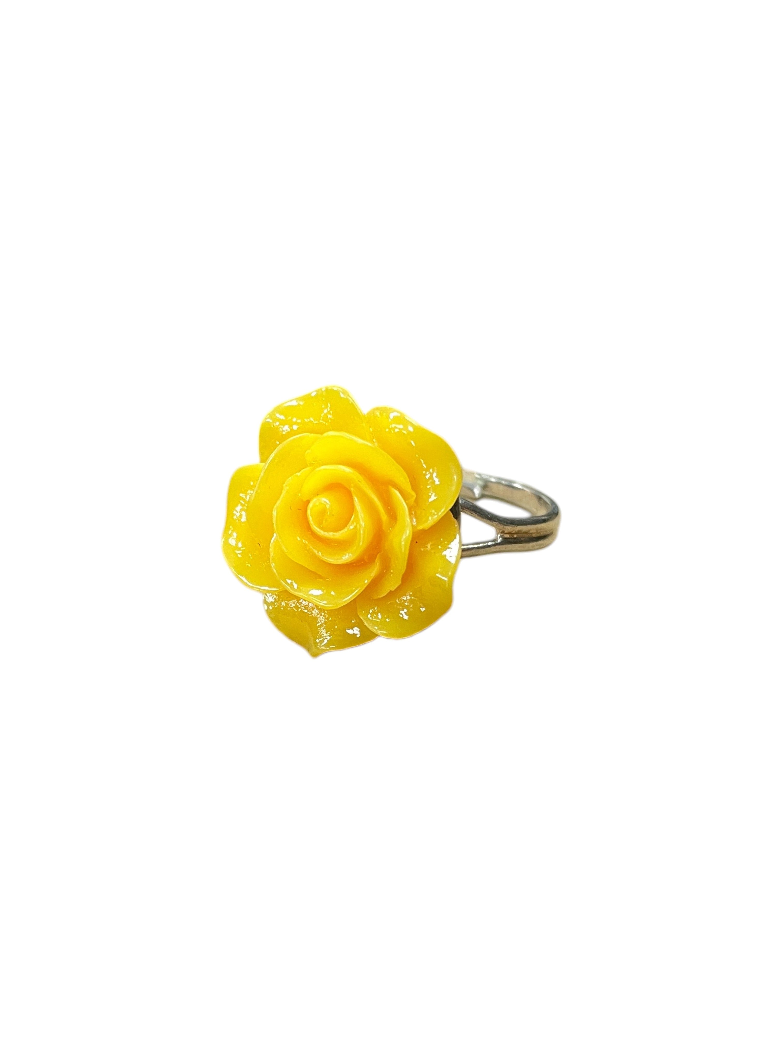 Vibrant Rose Blossom Ring | A Petal-Perfect Pop of Color