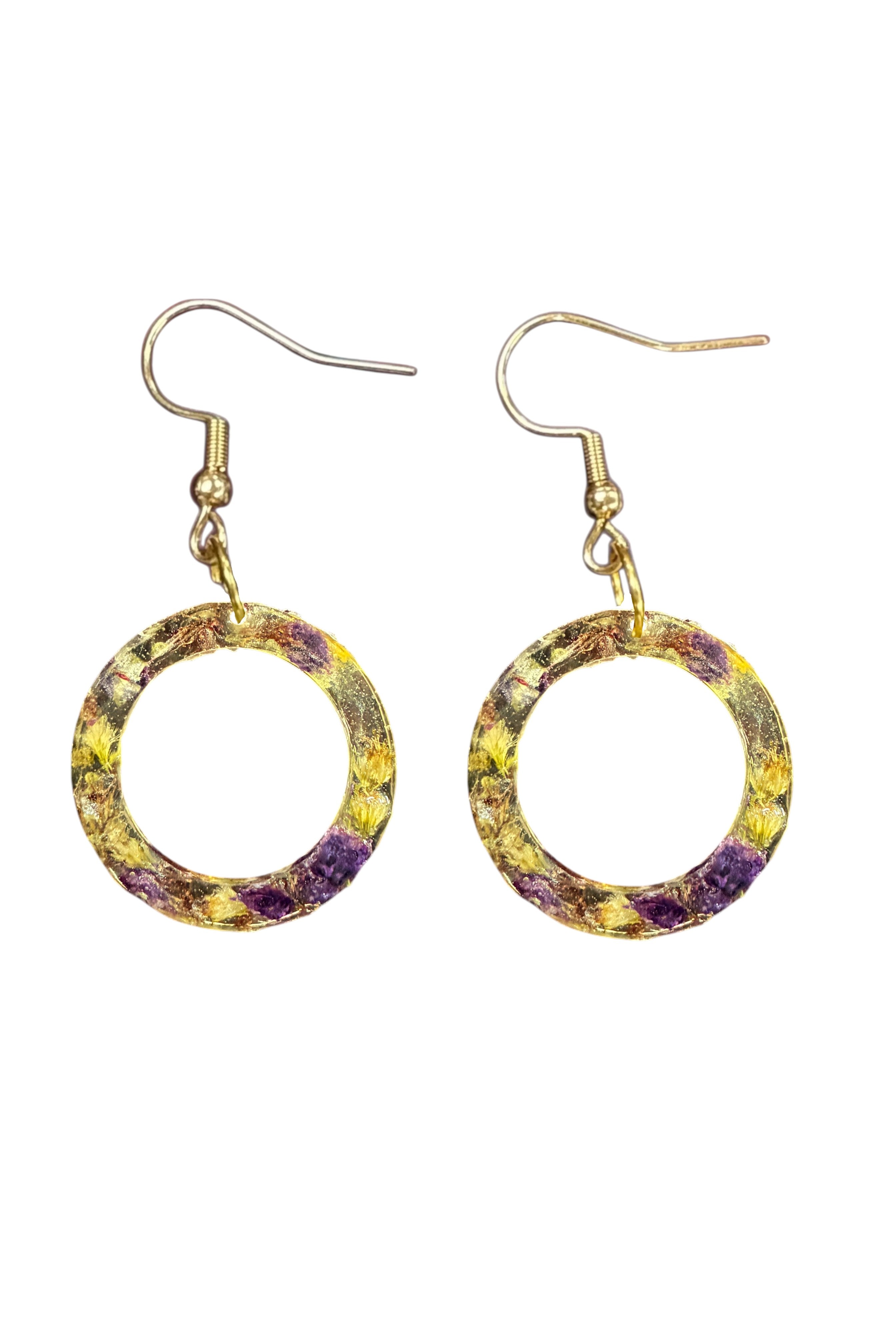 Eternal Bloom Drop Resin Earrings