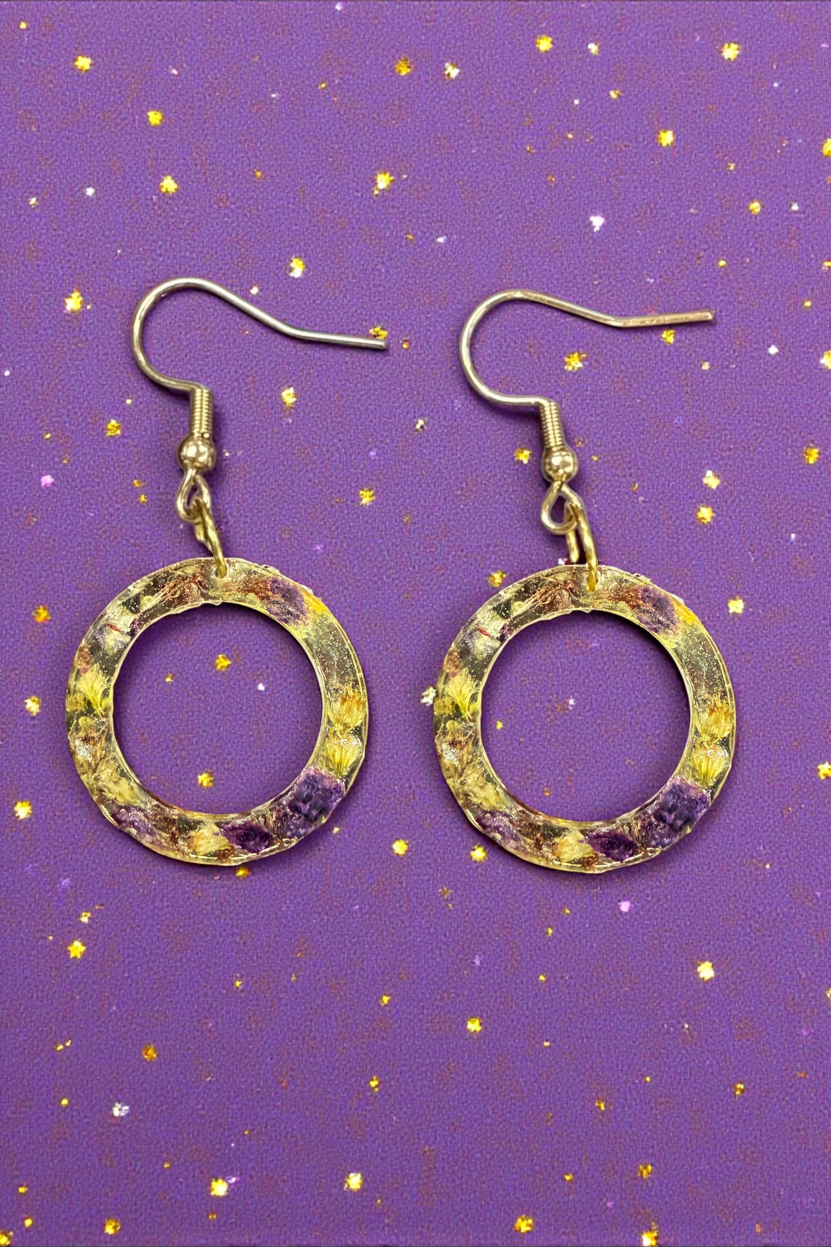 Eternal Bloom Drop Resin Earrings